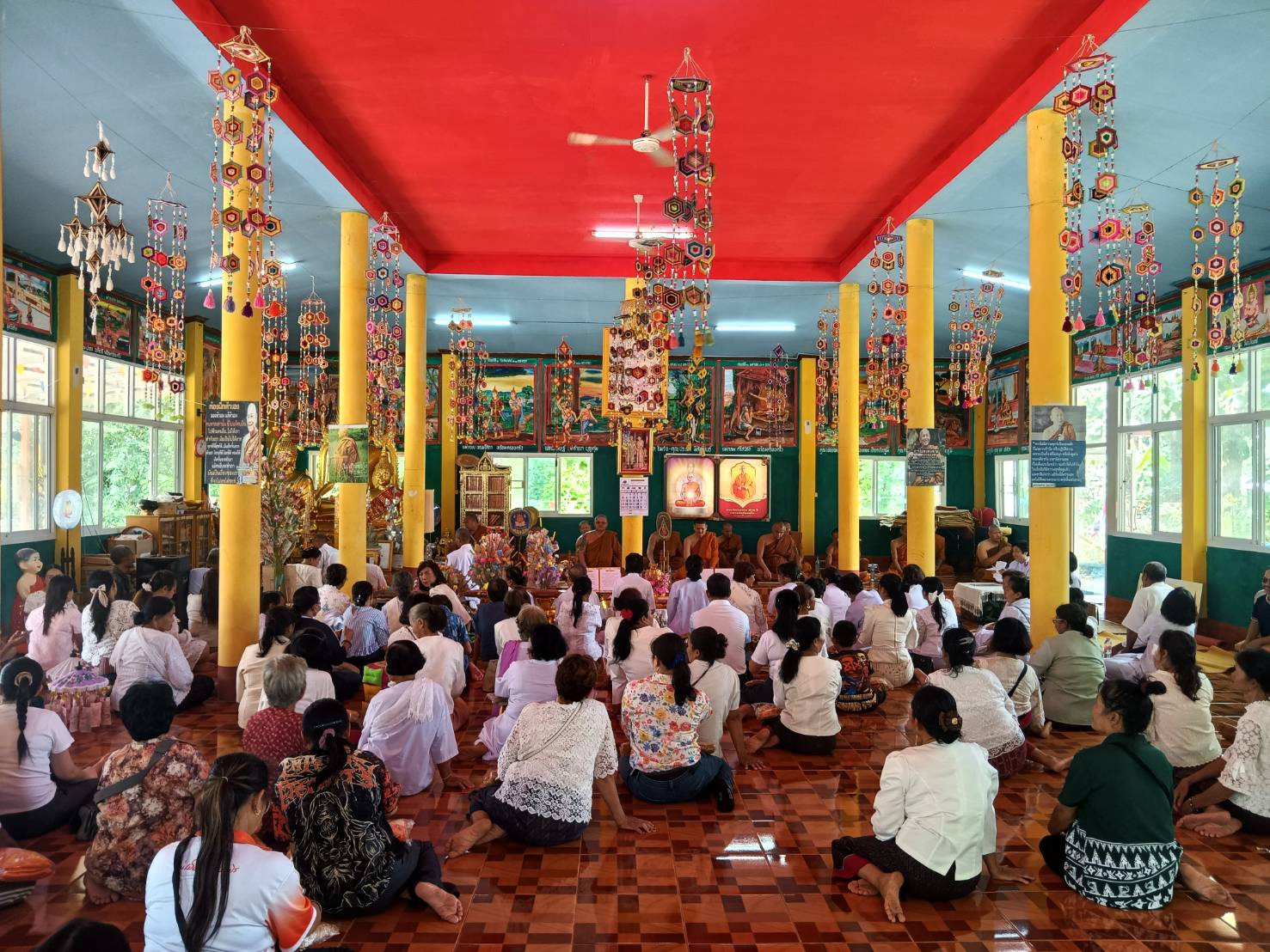 ภาพร่วมพิธีกรรมวัดอรุณคงคาวนาราม