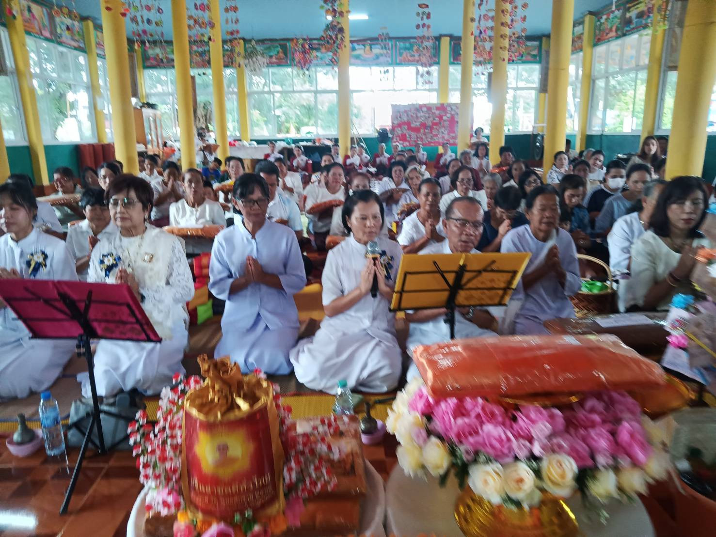 ภาพร่วมพิธีกรรมวัดอรุณคงคาวนาราม