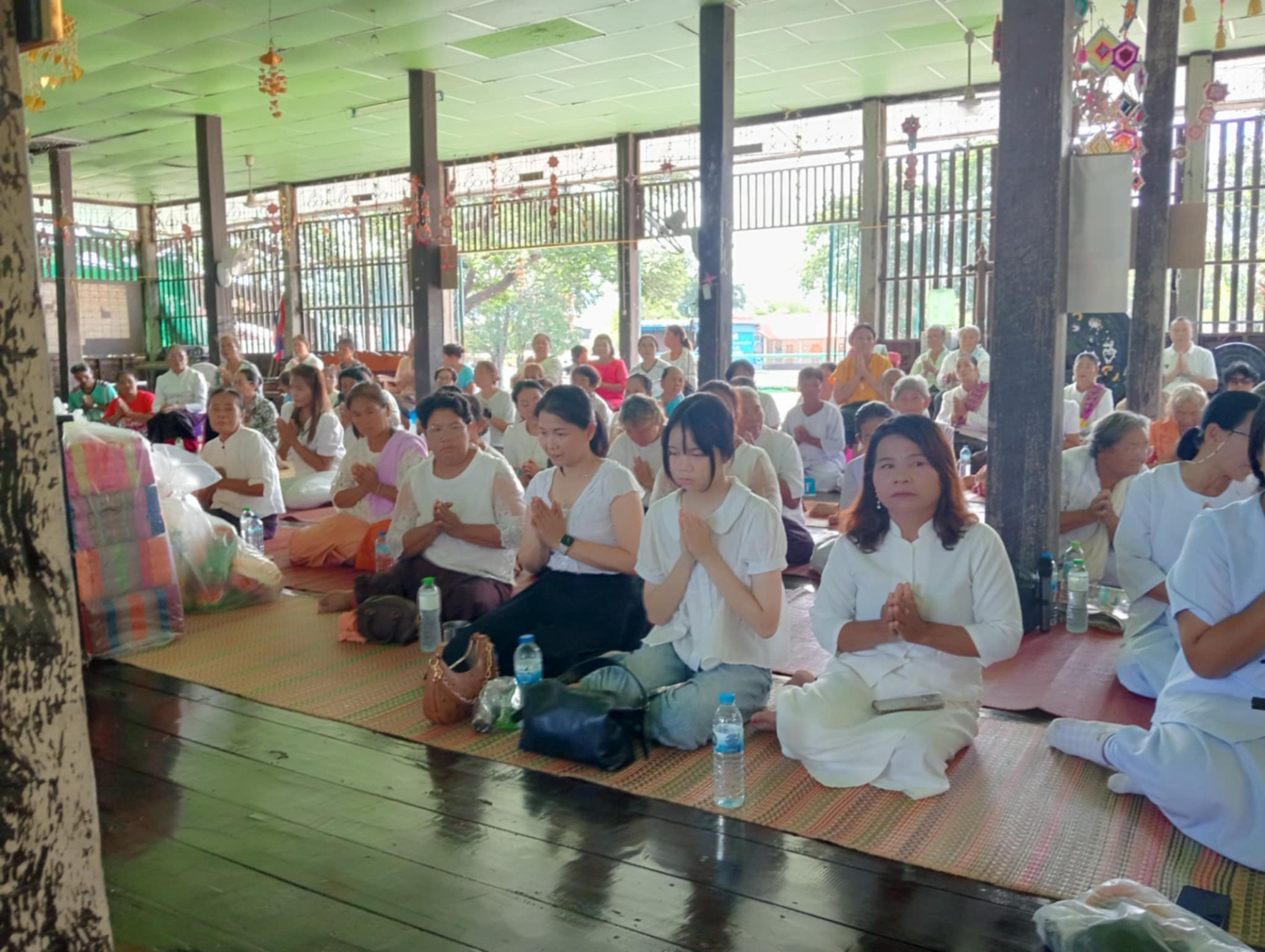 ภาพร่วมพิธีกรรมวัดเวฬุวันวนาราม