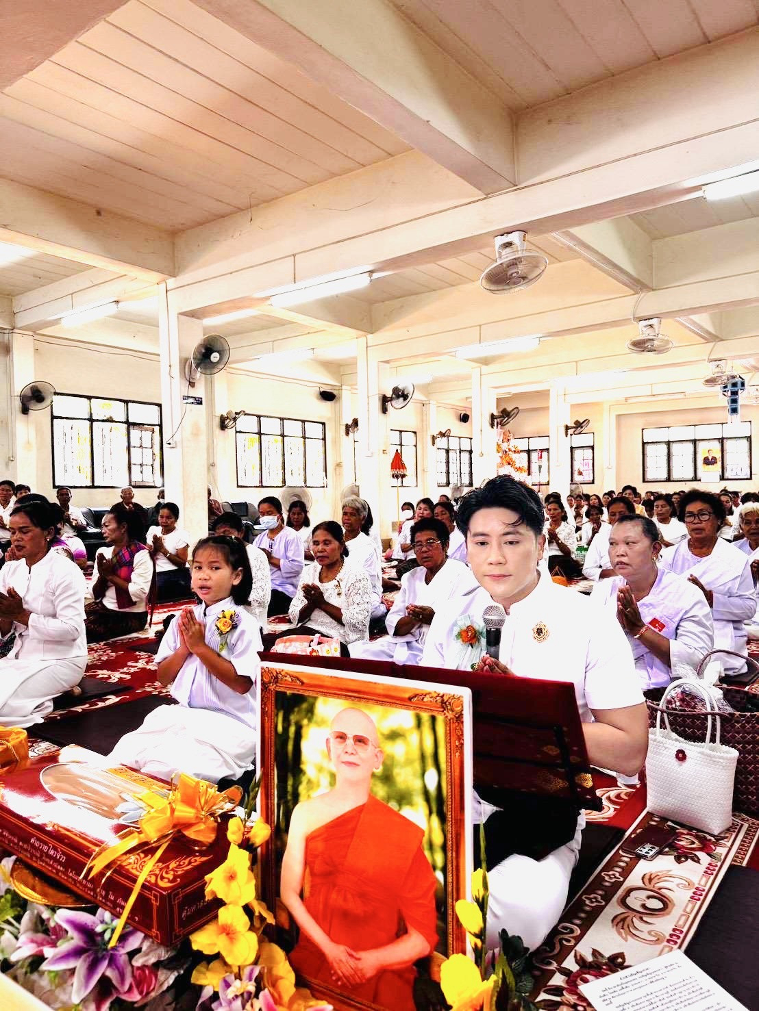 ภาพกล่าวคำถวายกฐินวัดมัชฌิมาวาส