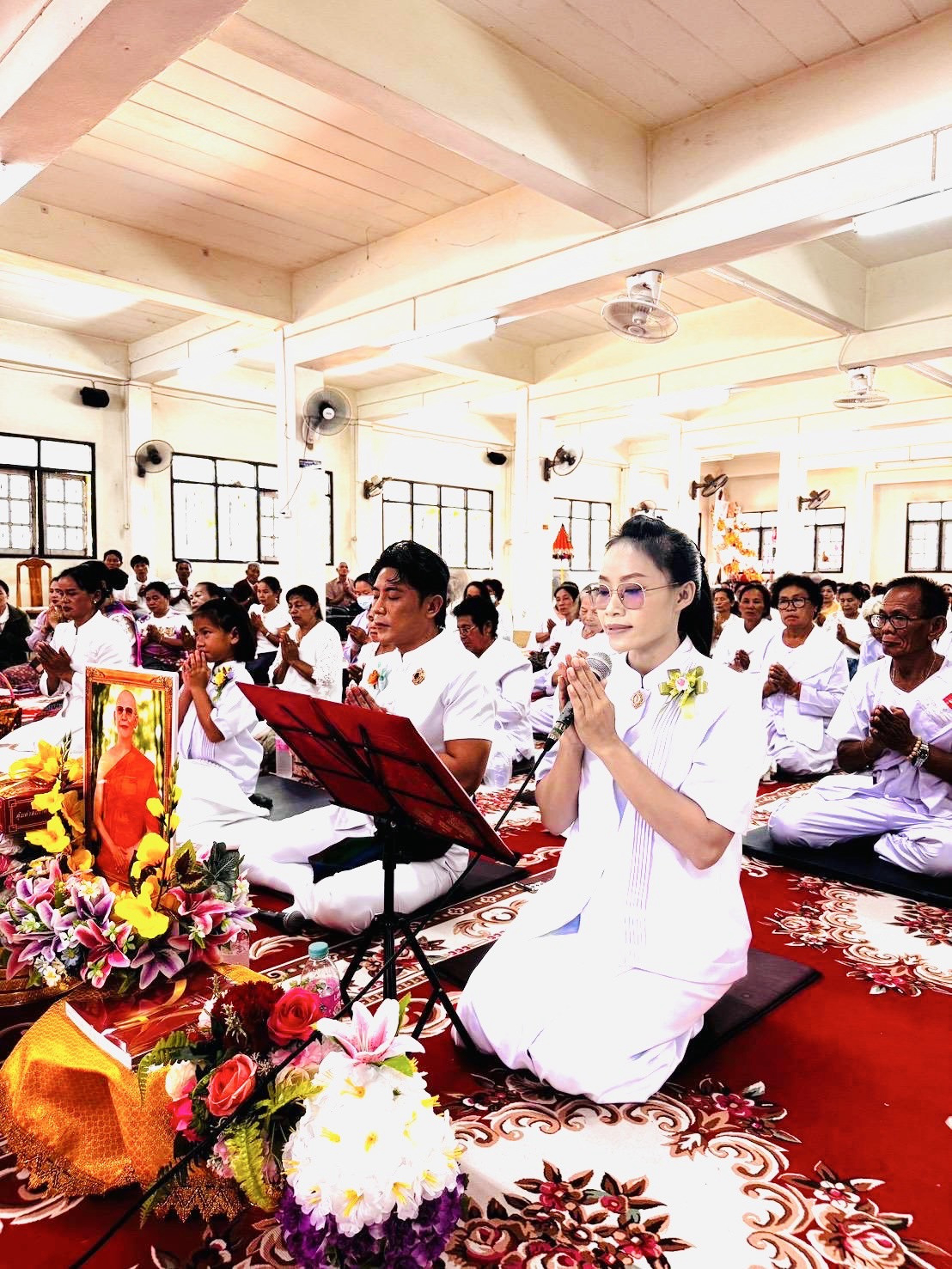 ภาพร่วมพิธีกรรมวัดมัชฌิมาวาส