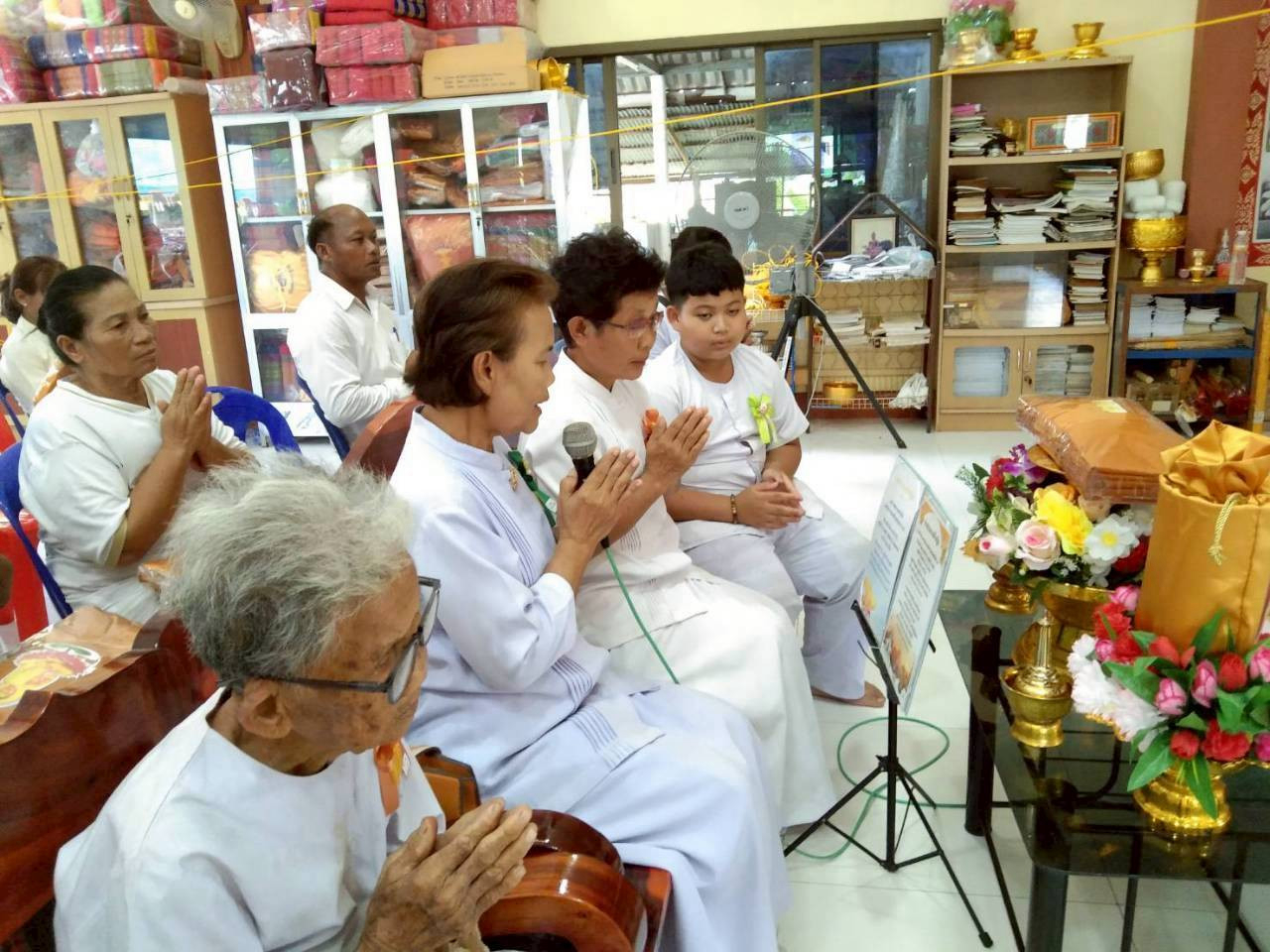 ภาพร่วมพิธีกรรมสำนักสงฆ์ทามจาน