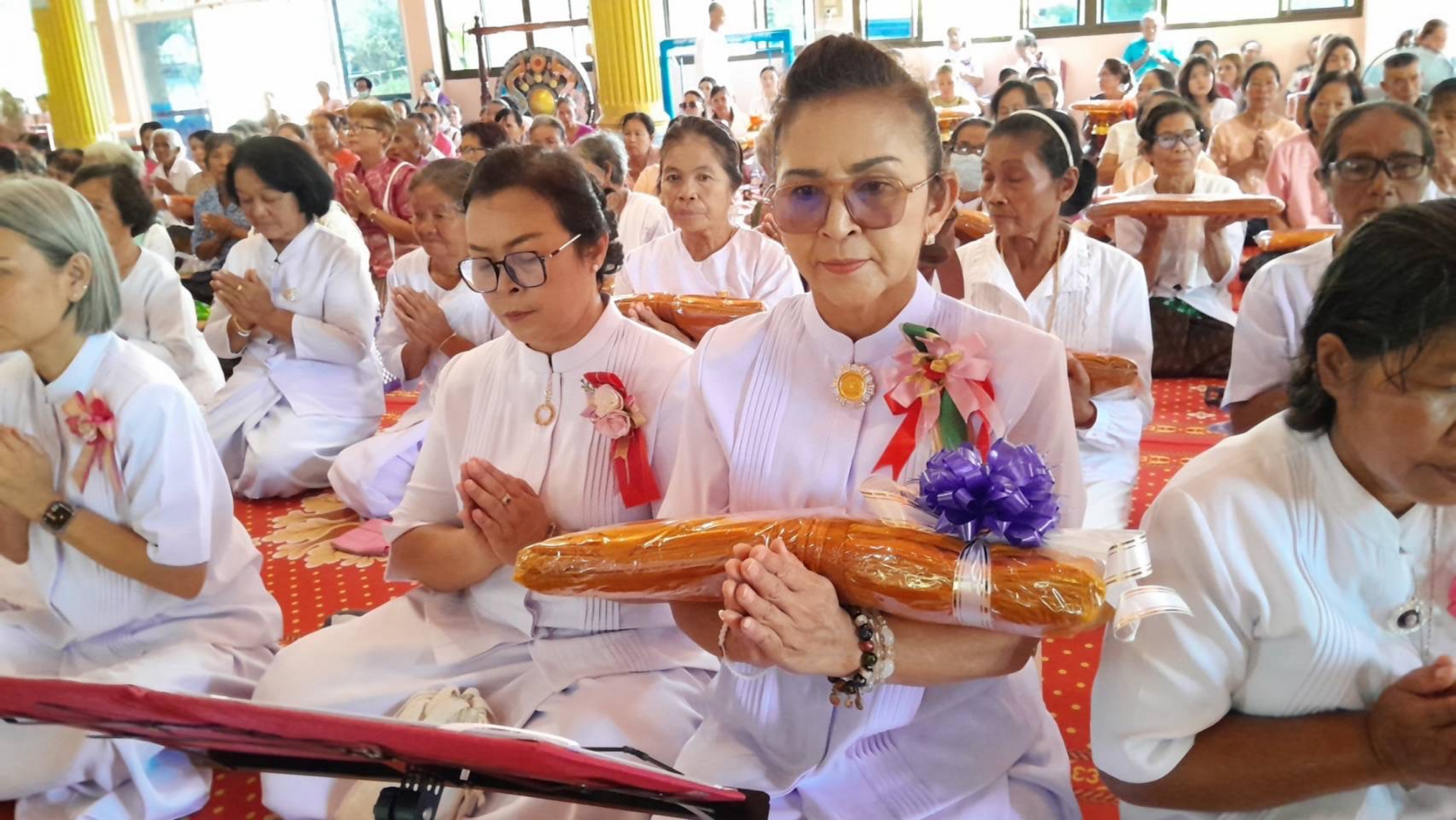 ภาพร่วมพิธีกรรมวัดวรญาติบำรุง