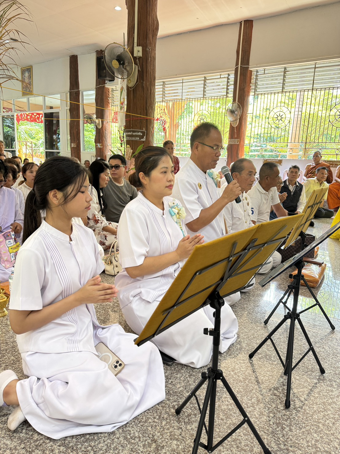 ภาพกล่าวคำถวายกฐินวัดธรรมสถาน
