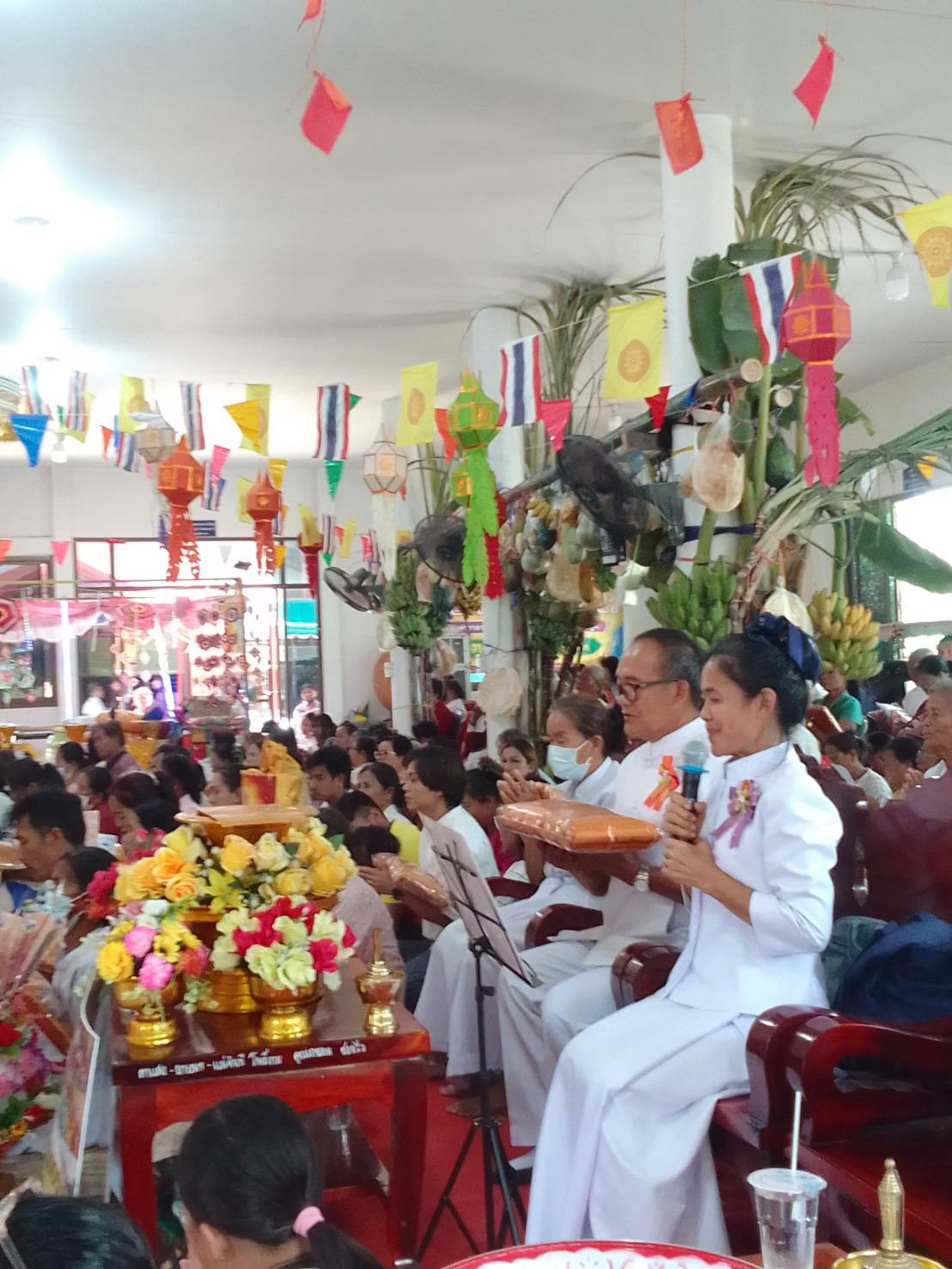 ภาพกล่าวคำถวายกฐินวัดบ้านท่าศาลา