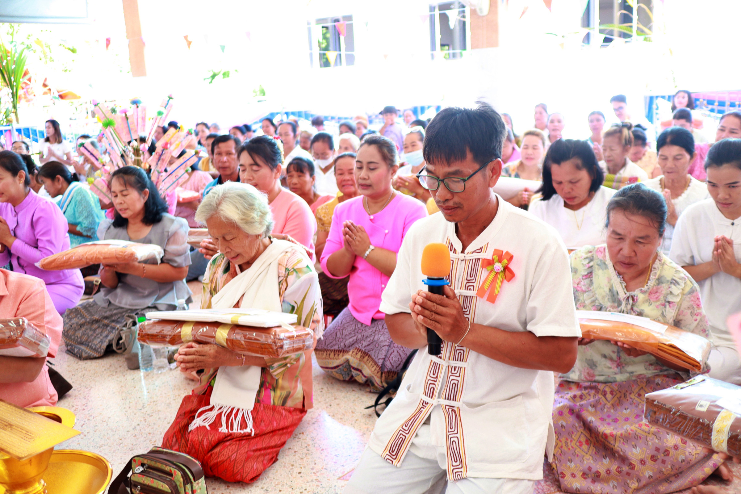 ภาพกล่าวคำถวายกฐินวัดป่าโนนลาน