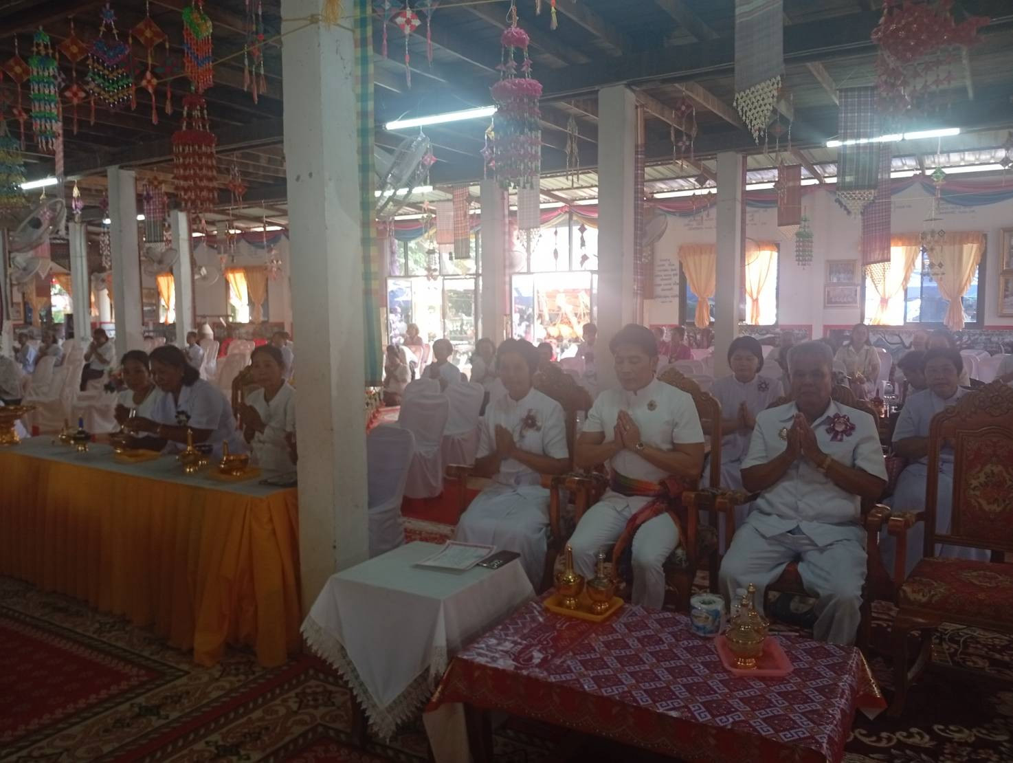 ภาพกล่าวคำถวายกฐินวัดโพธิ์สัย