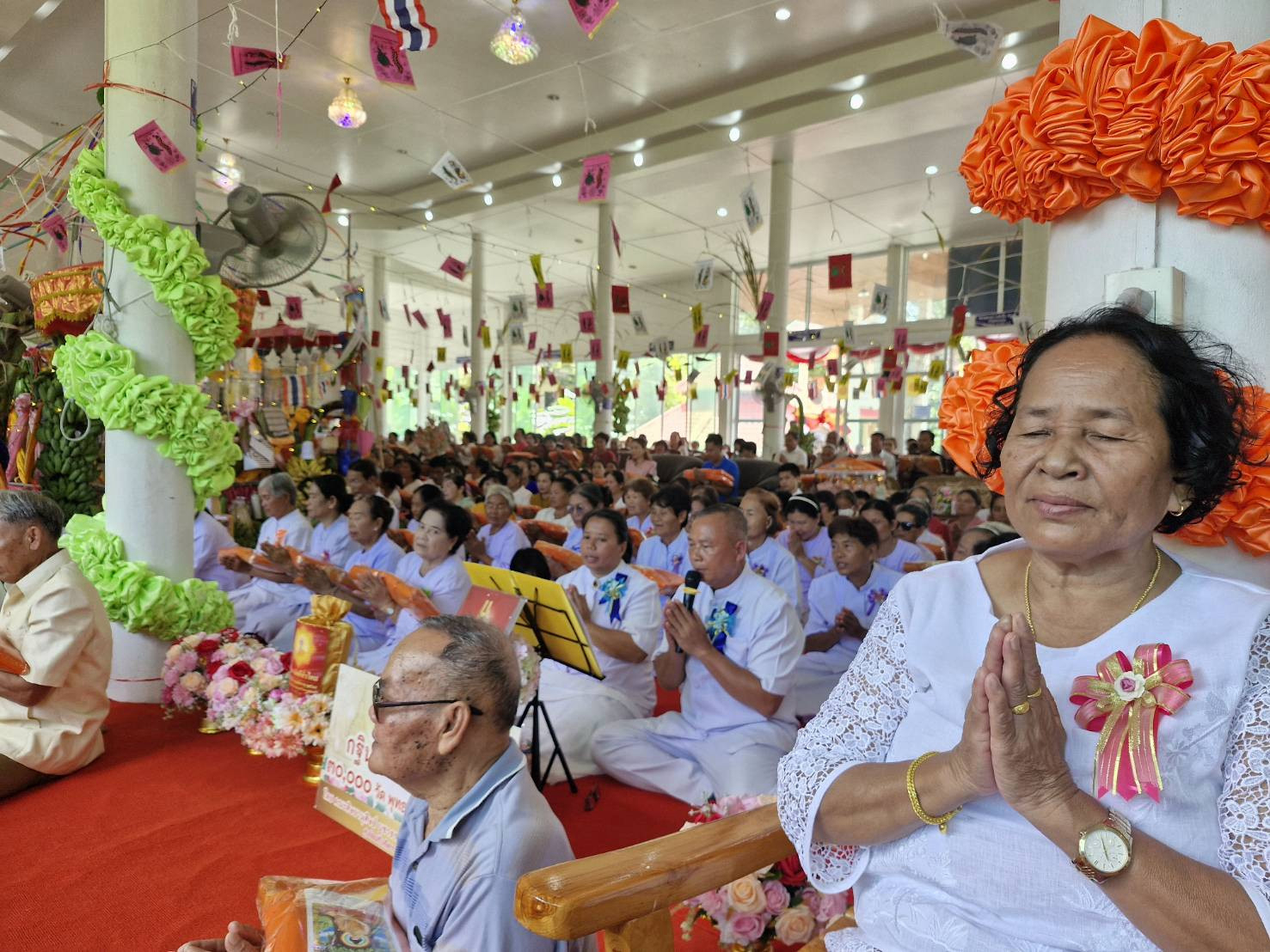 ภาพกล่าวคำถวายกฐินวัดบ้านนายางกลัก