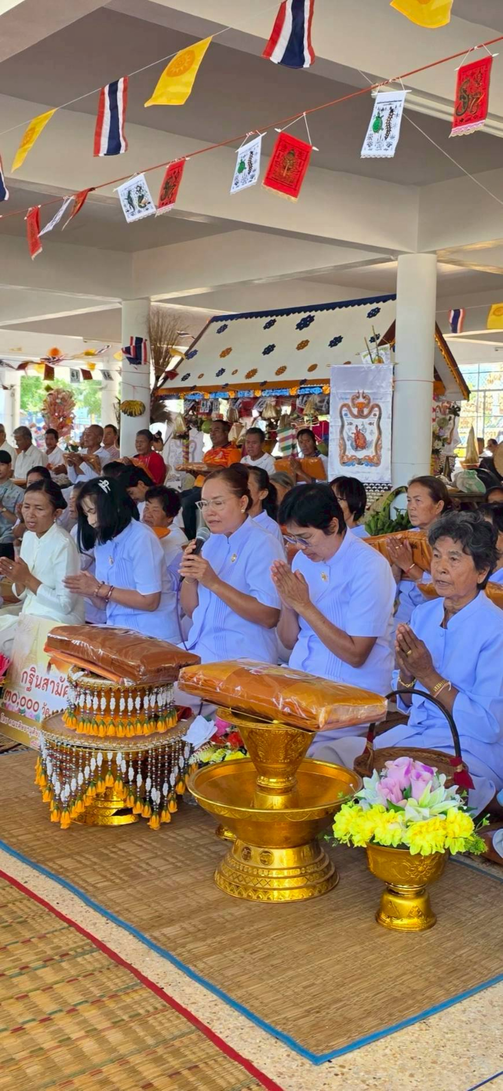 ภาพร่วมพิธีกรรมวัดชีลองเหนือ