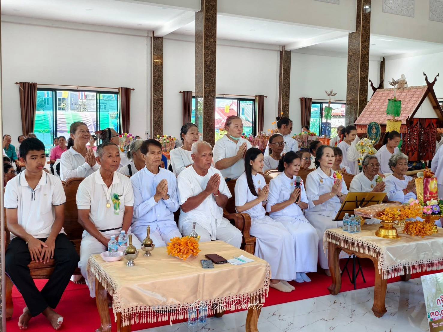 ภาพกล่าวคำถวายกฐินวัดป่าสะแกราษฎร์