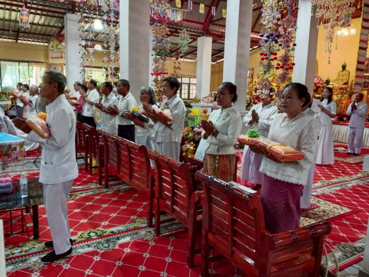 ภาพร่วมพิธีกรรมวัดเวฬุวันวราราม