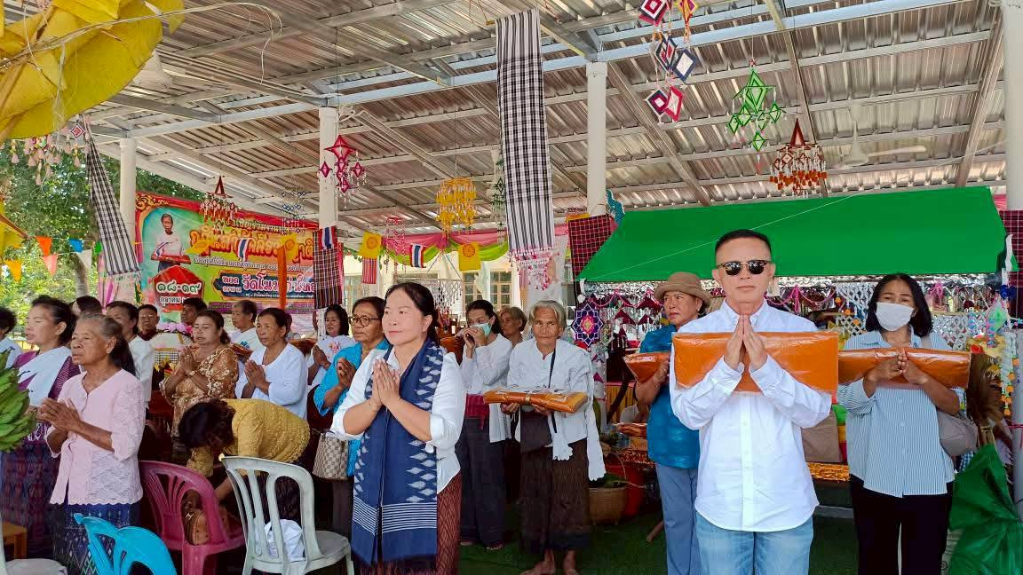 ภาพร่วมพิธีกรรมวัดโนนเก่าใหญ่