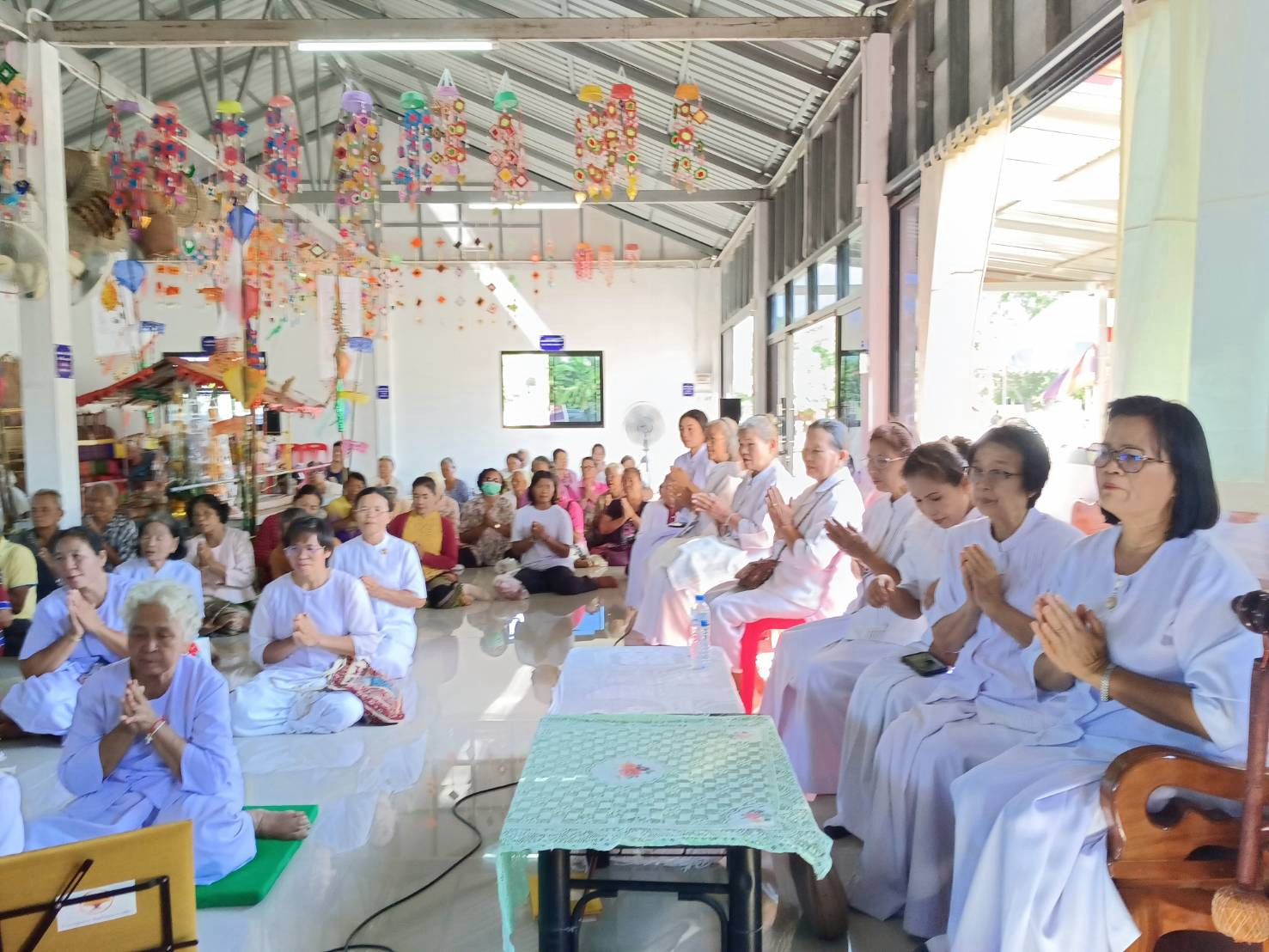 ภาพร่วมพิธีกรรมวัดหนองแวงใหญ่