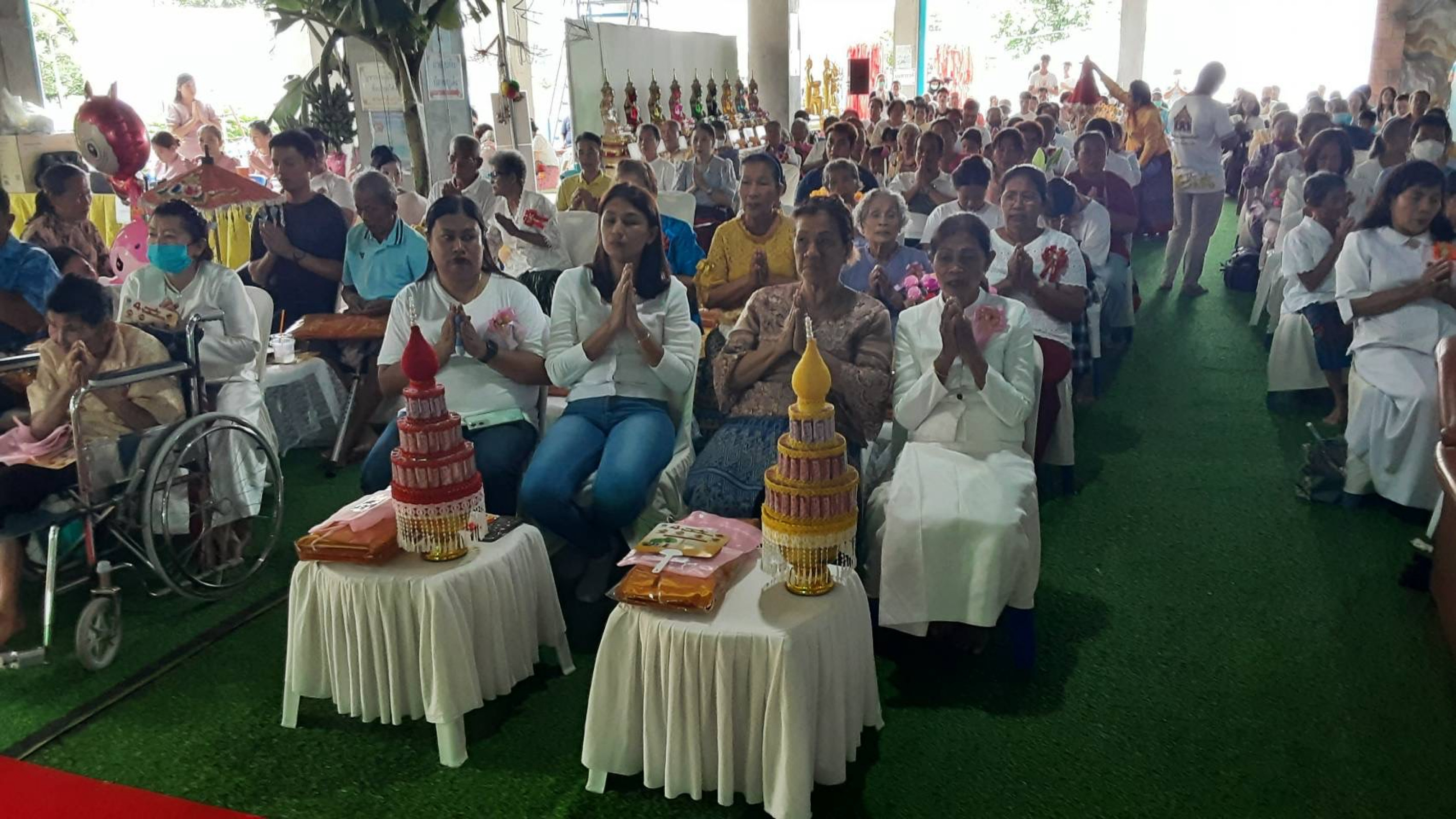 ภาพร่วมพิธีกรรมวัดหนองรังกา
