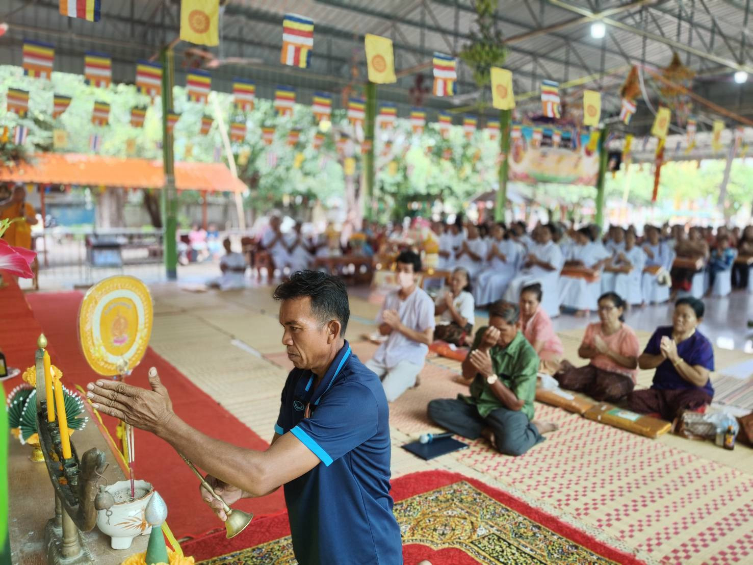 ภาพร่วมพิธีกรรมวัดท่าเยี่ยม