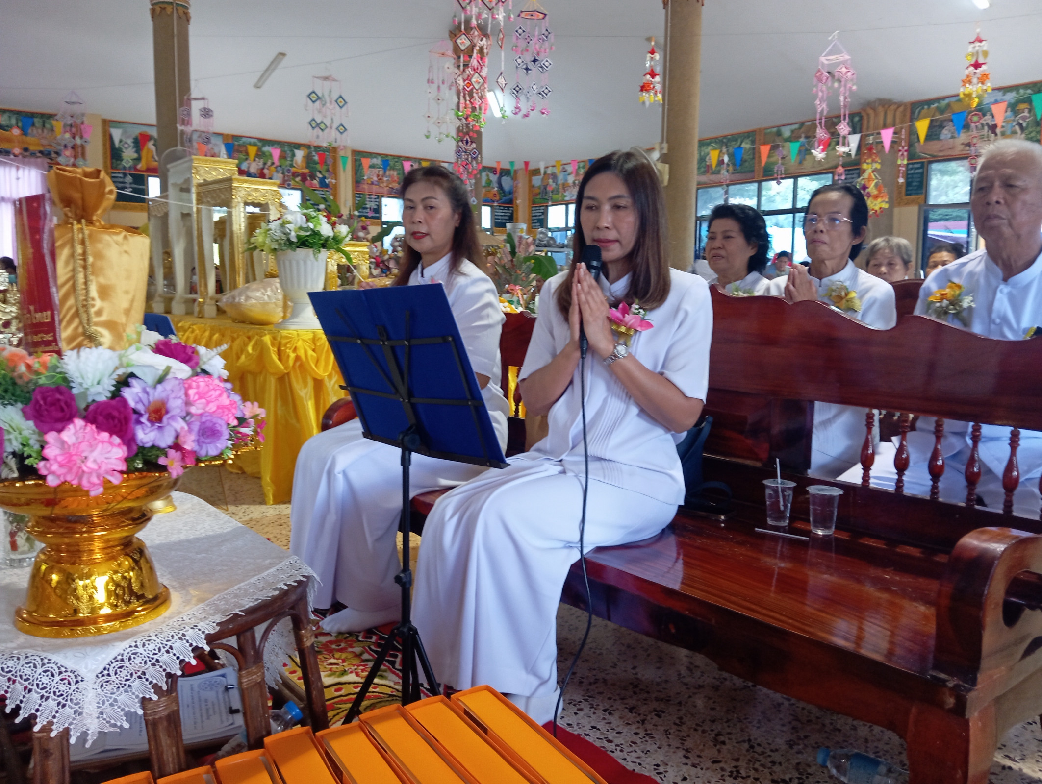 ภาพกล่าวคำถวายกฐินวัดหนองใหญ่