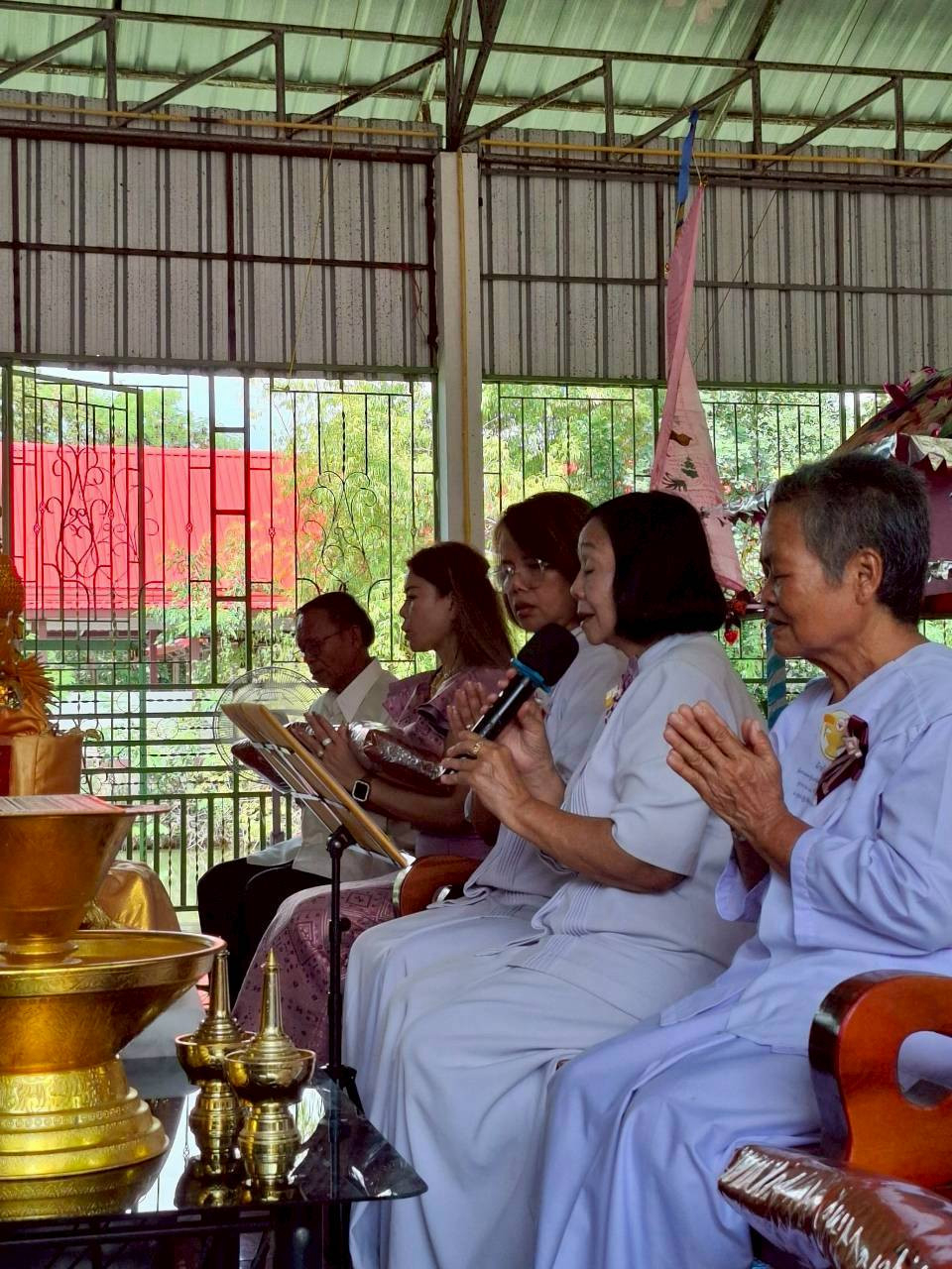 ภาพกล่าวคำถวายกฐินวัดโนนหญ้านาง