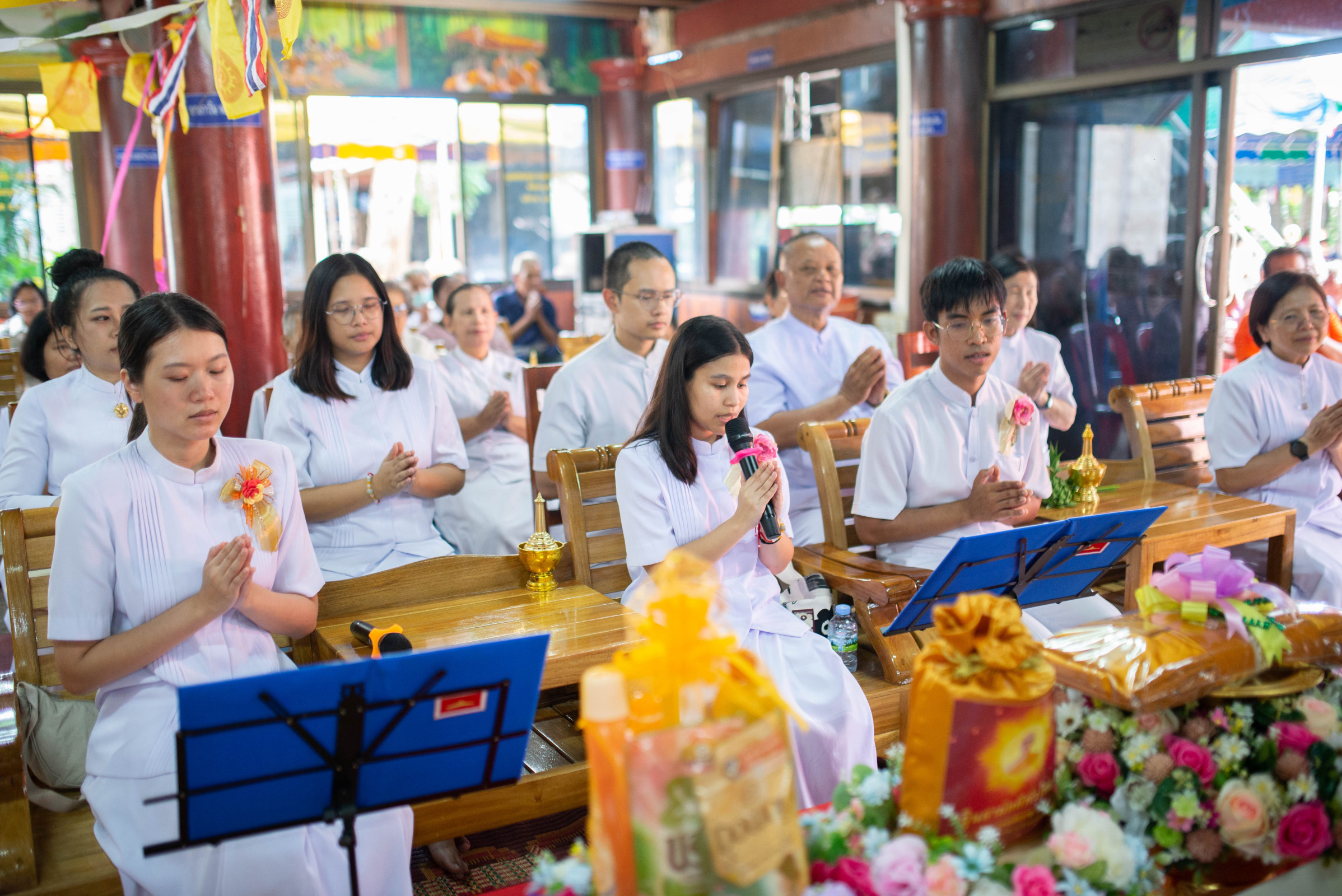ภาพกล่าวคำถวายกฐินวัดบึงไทย