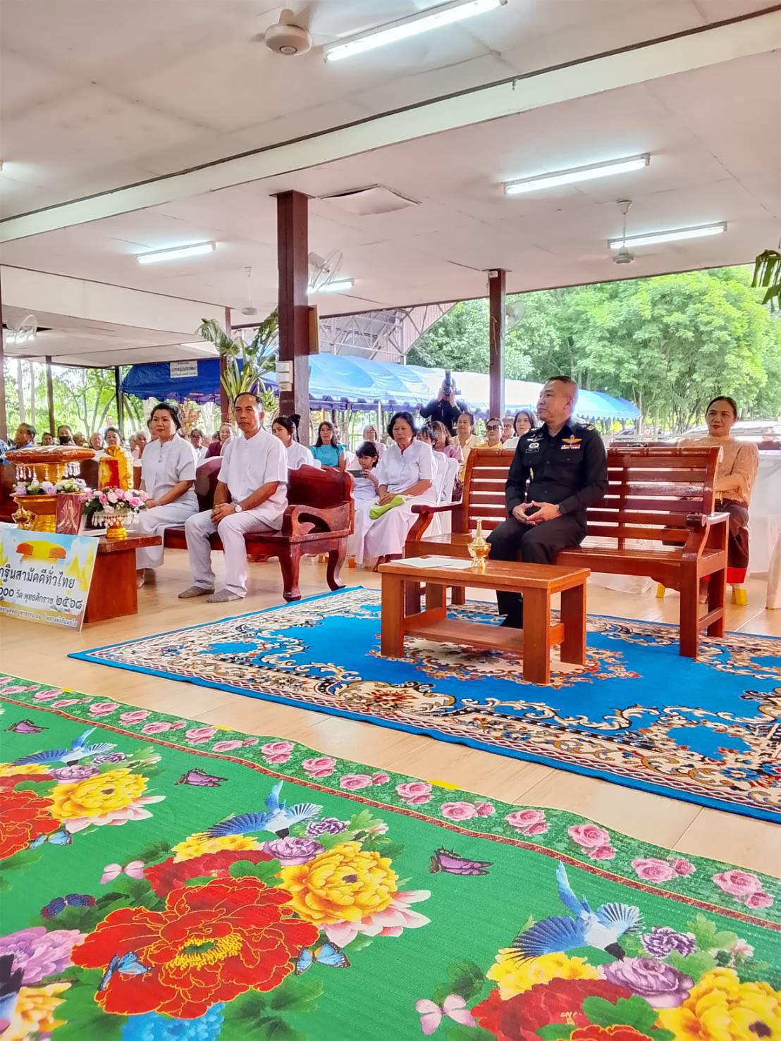 ภาพร่วมพิธีกรรมศูนย์ปฏิบัติธรรมเทียนถวาย