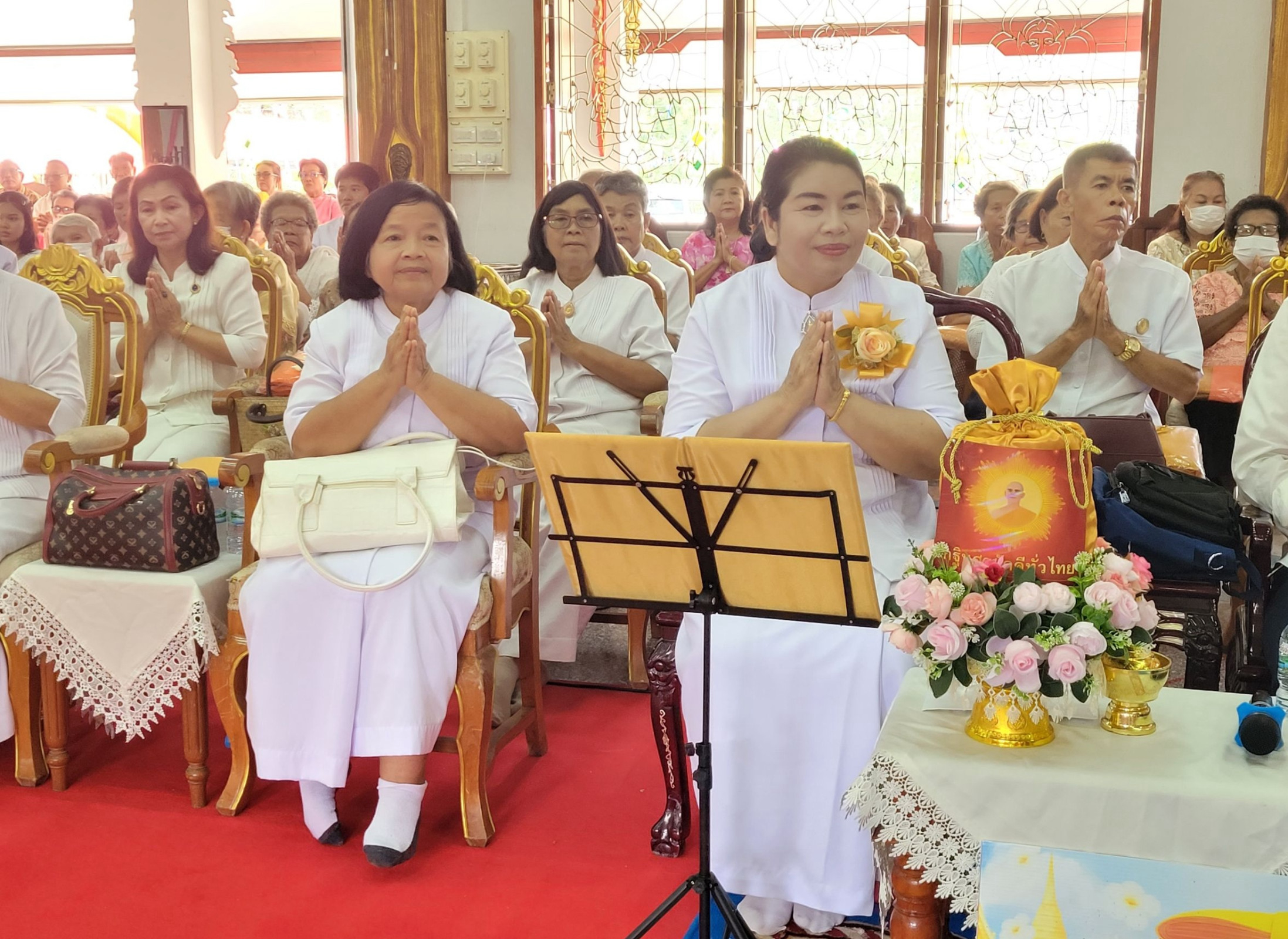 ภาพร่วมพิธีกรรมวัดใหญ่สุขัง