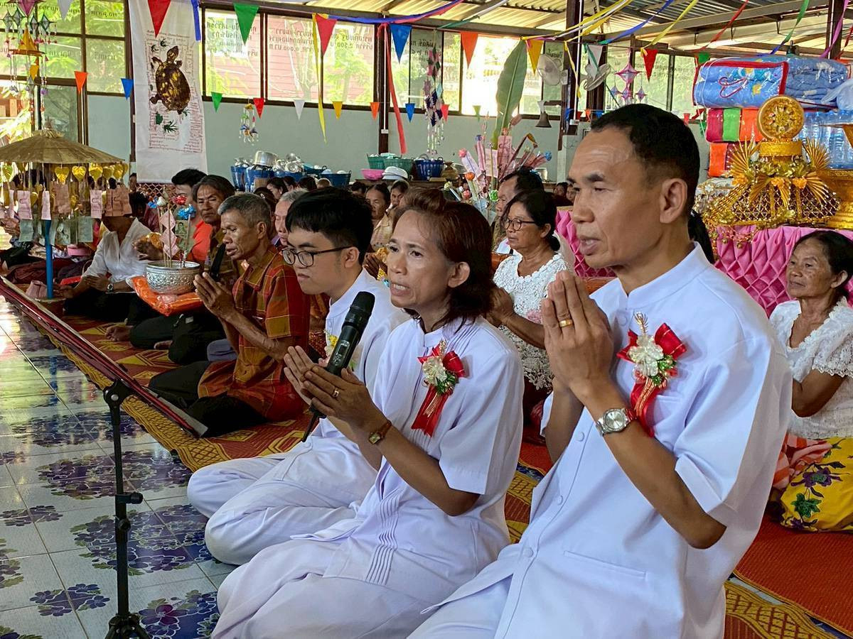 ภาพกล่าวคำถวายกฐินวัดโคกหนองแวง