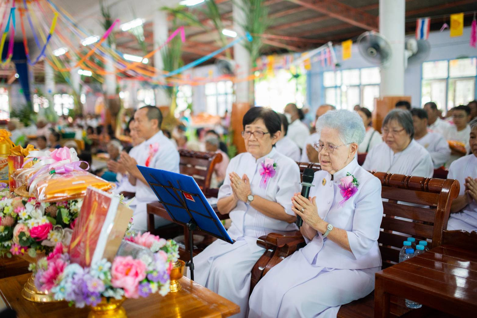 ภาพร่วมพิธีกรรมวัดโชติการาม