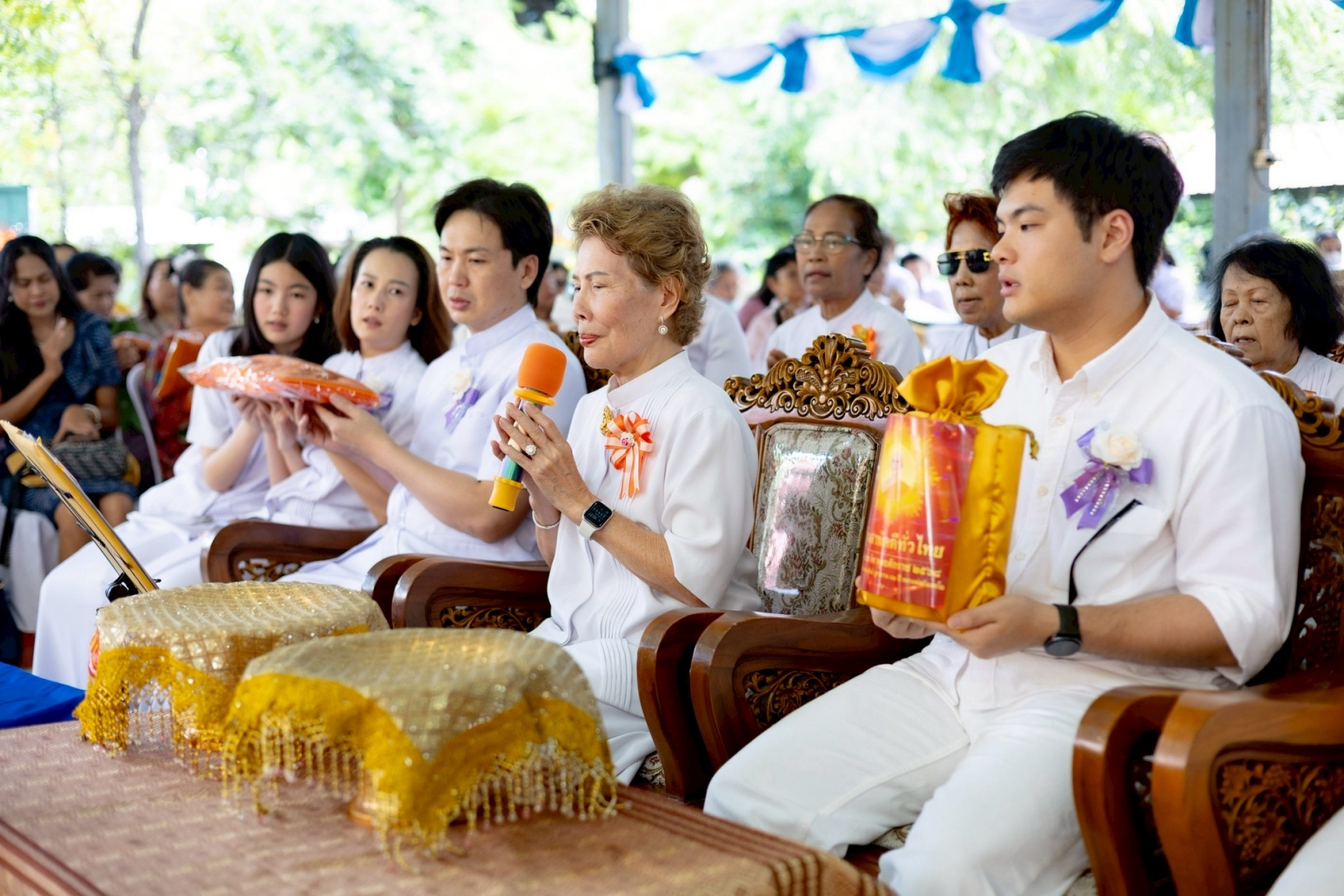 ภาพกล่าวคำถวายกฐินวัดสระแก้ว