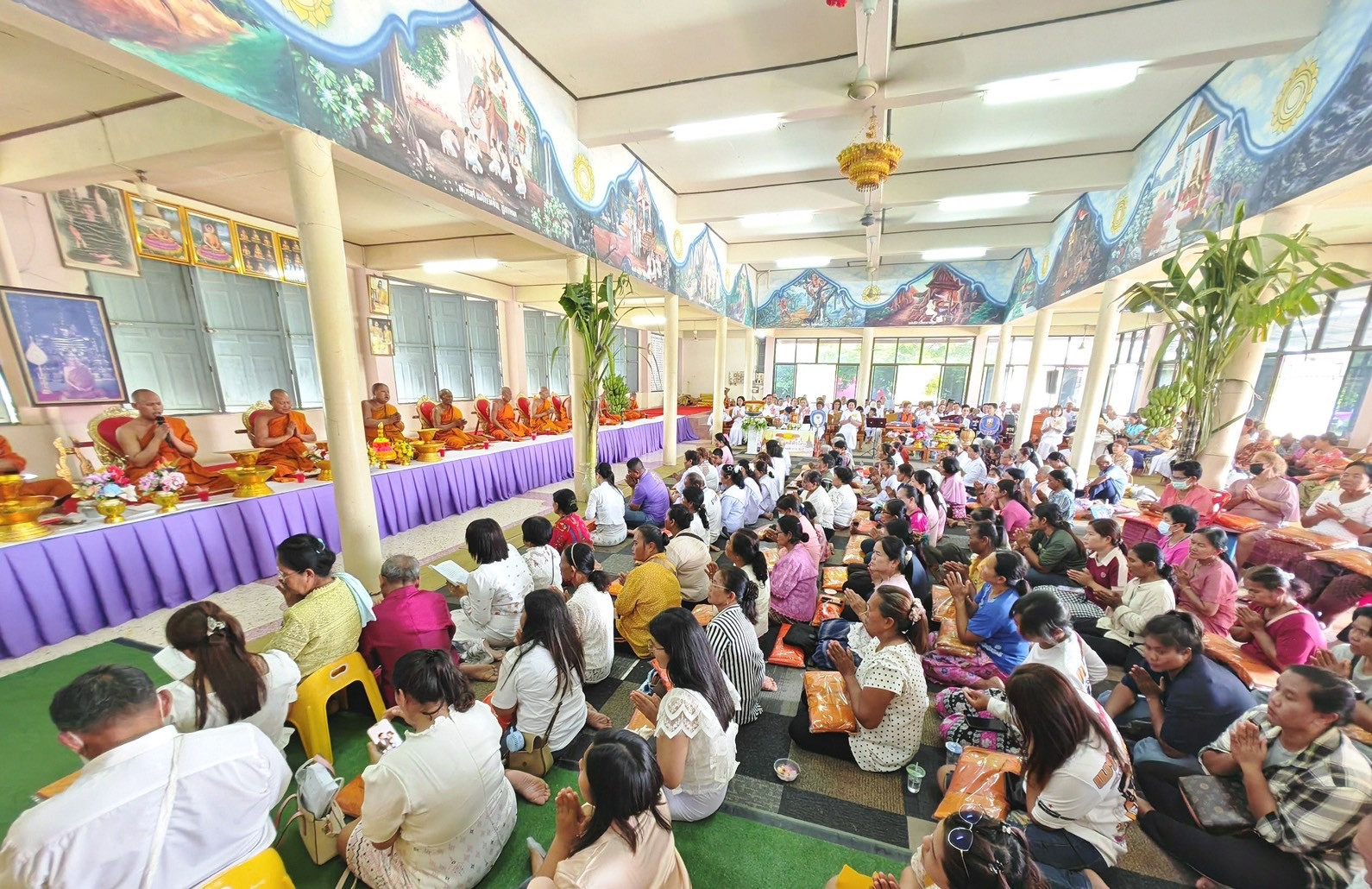 ภาพร่วมพิธีกรรมวัดศรีบุญเรือง