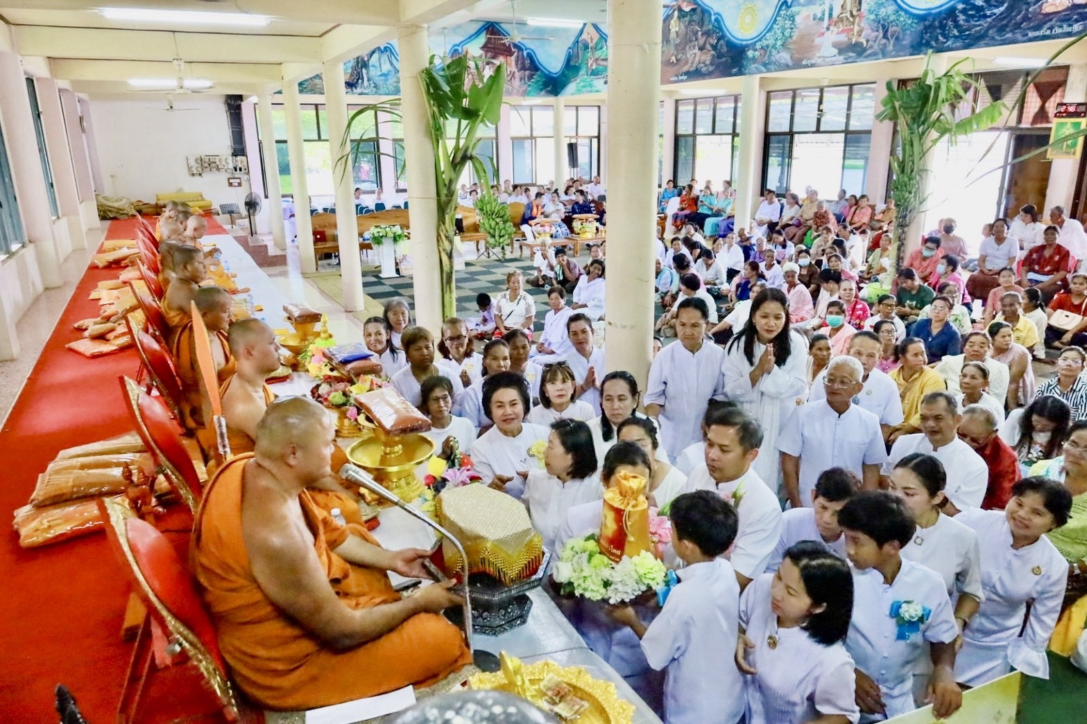 ภาพร่วมพิธีกรรมวัดศรีบุญเรือง
