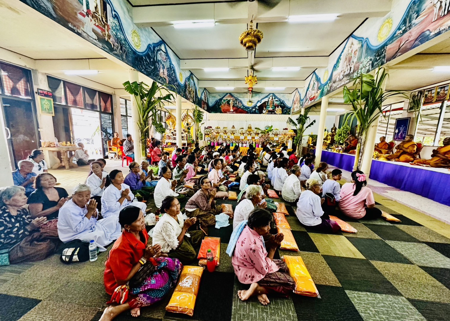 ภาพร่วมพิธีกรรมวัดศรีบุญเรือง