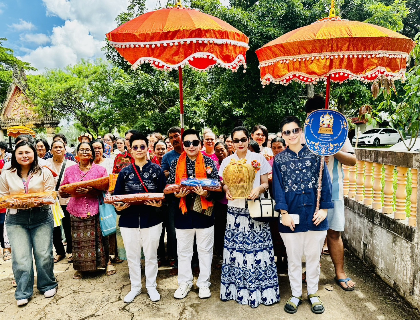ภาพร่วมพิธีกรรมวัดศรีบุญเรือง