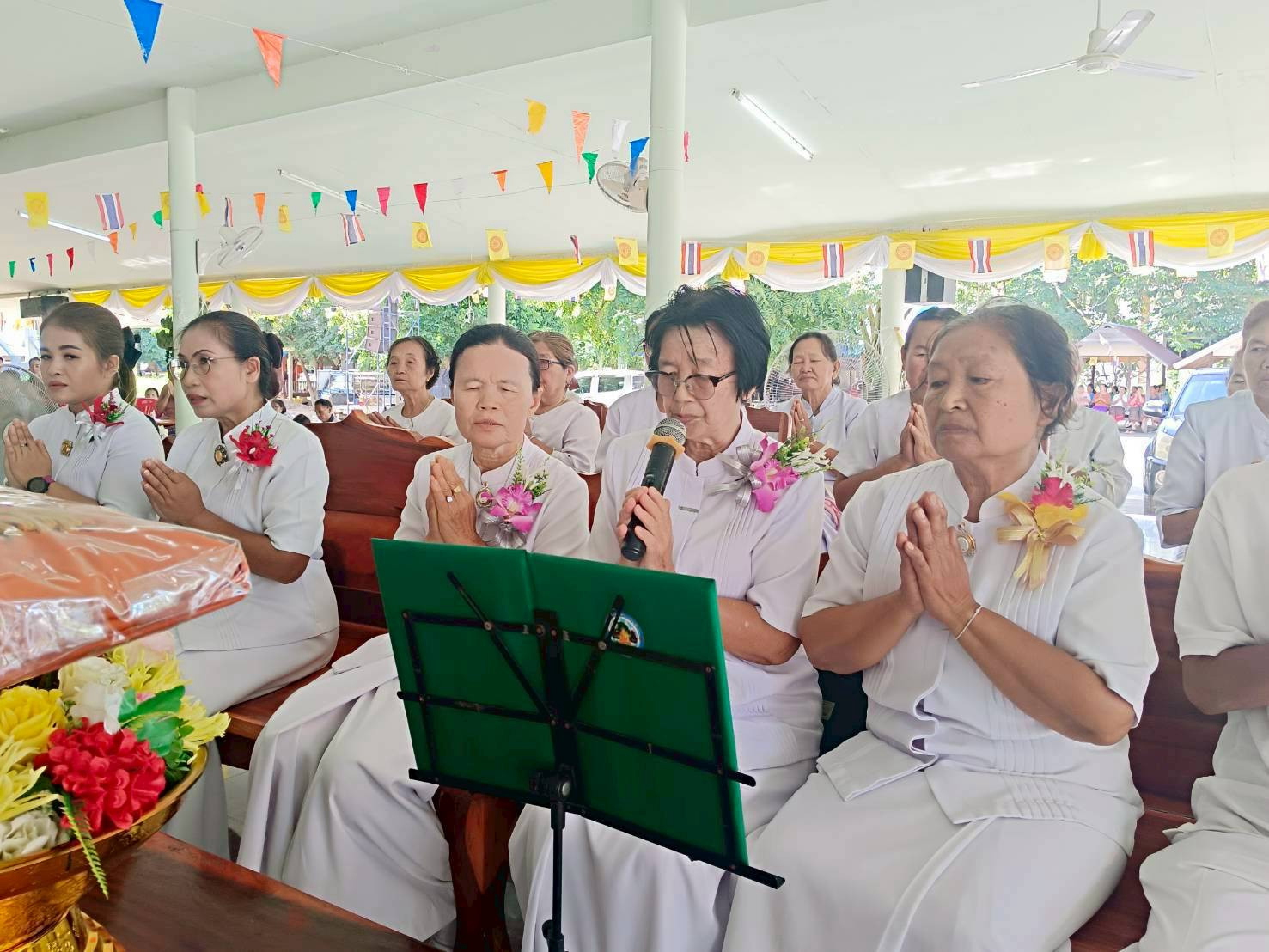 ภาพร่วมพิธีกรรมวัดศิริมังคลาราม