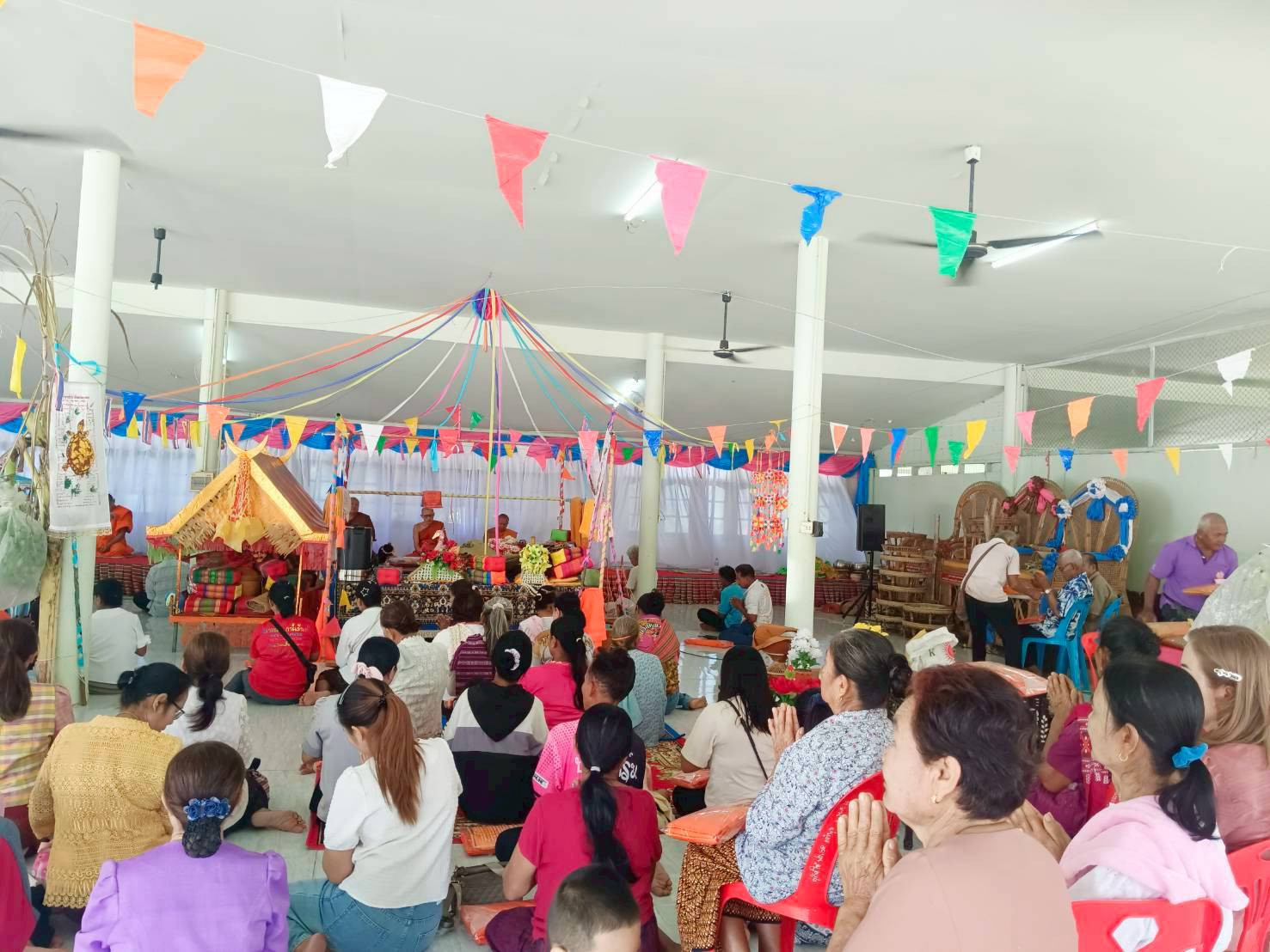 ภาพร่วมพิธีกรรมวัดศิริมังคลาราม