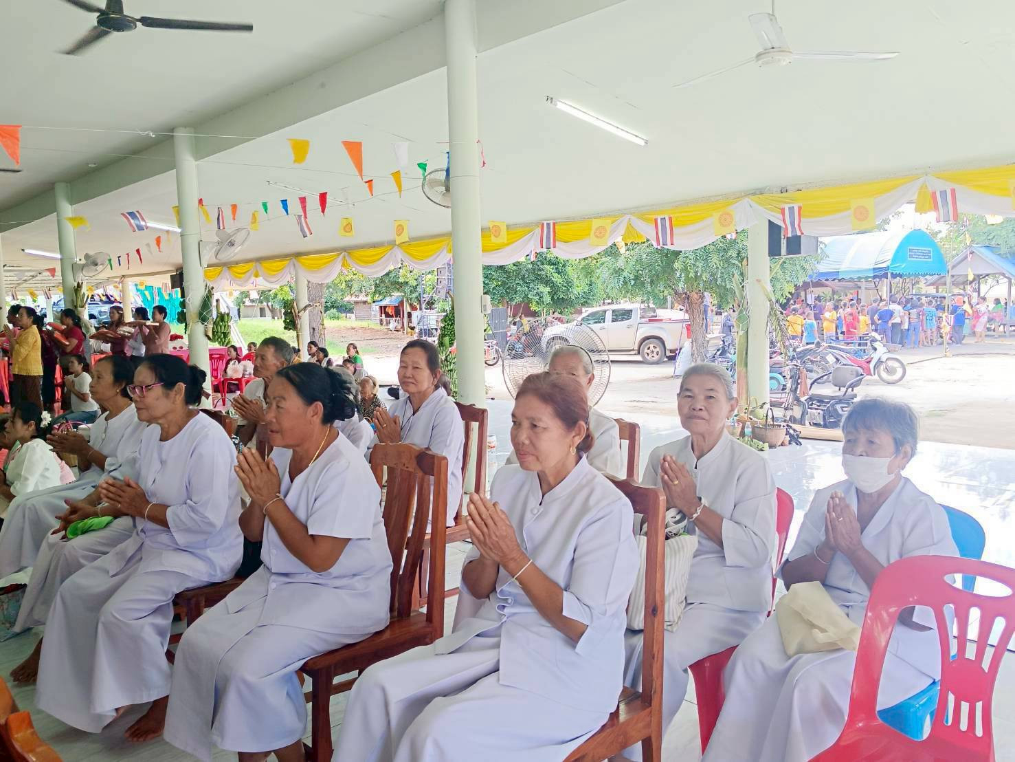 ภาพร่วมพิธีกรรมวัดศิริมังคลาราม