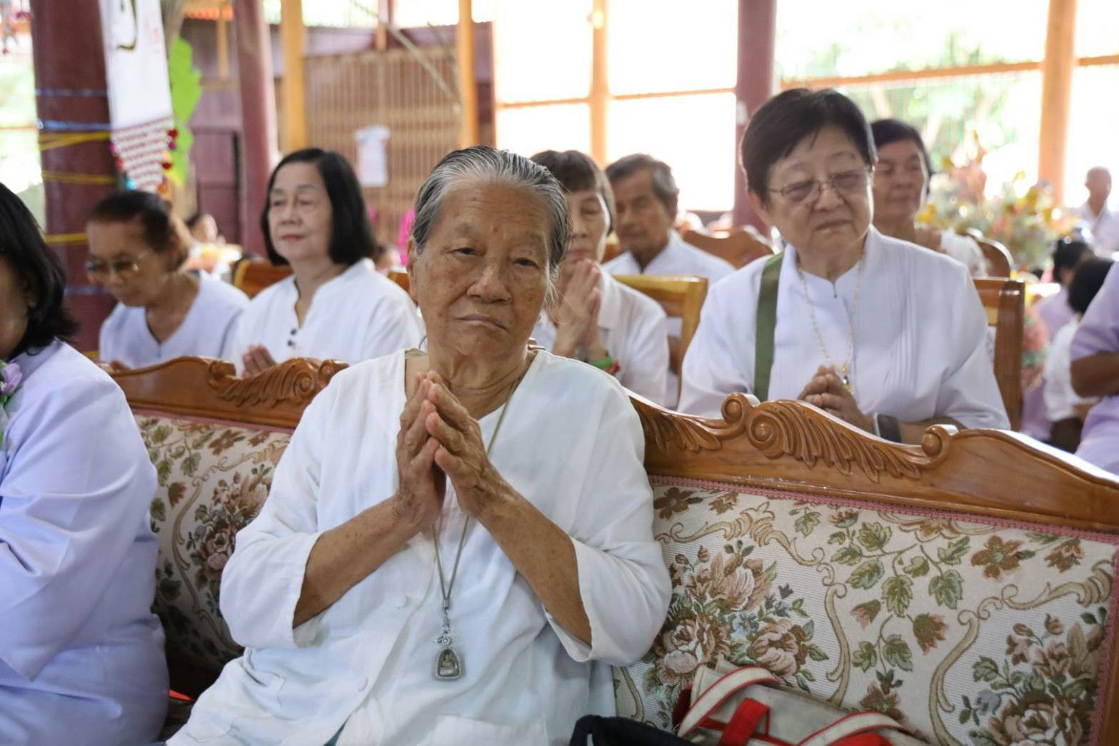 ภาพร่วมพิธีกรรมวัดบ้านโนนกอก