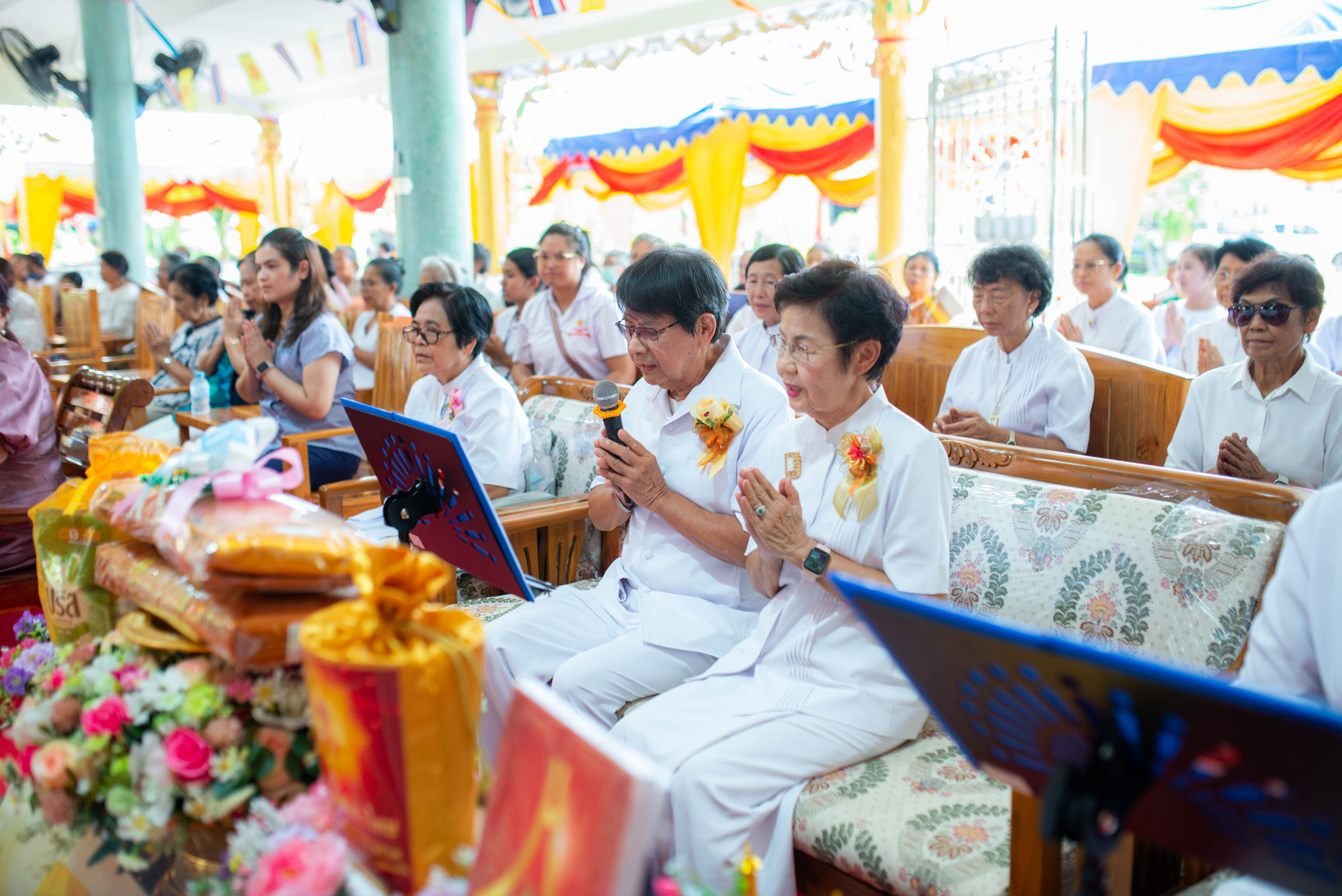 ภาพกล่าวคำถวายกฐินวัดบ้านพระ