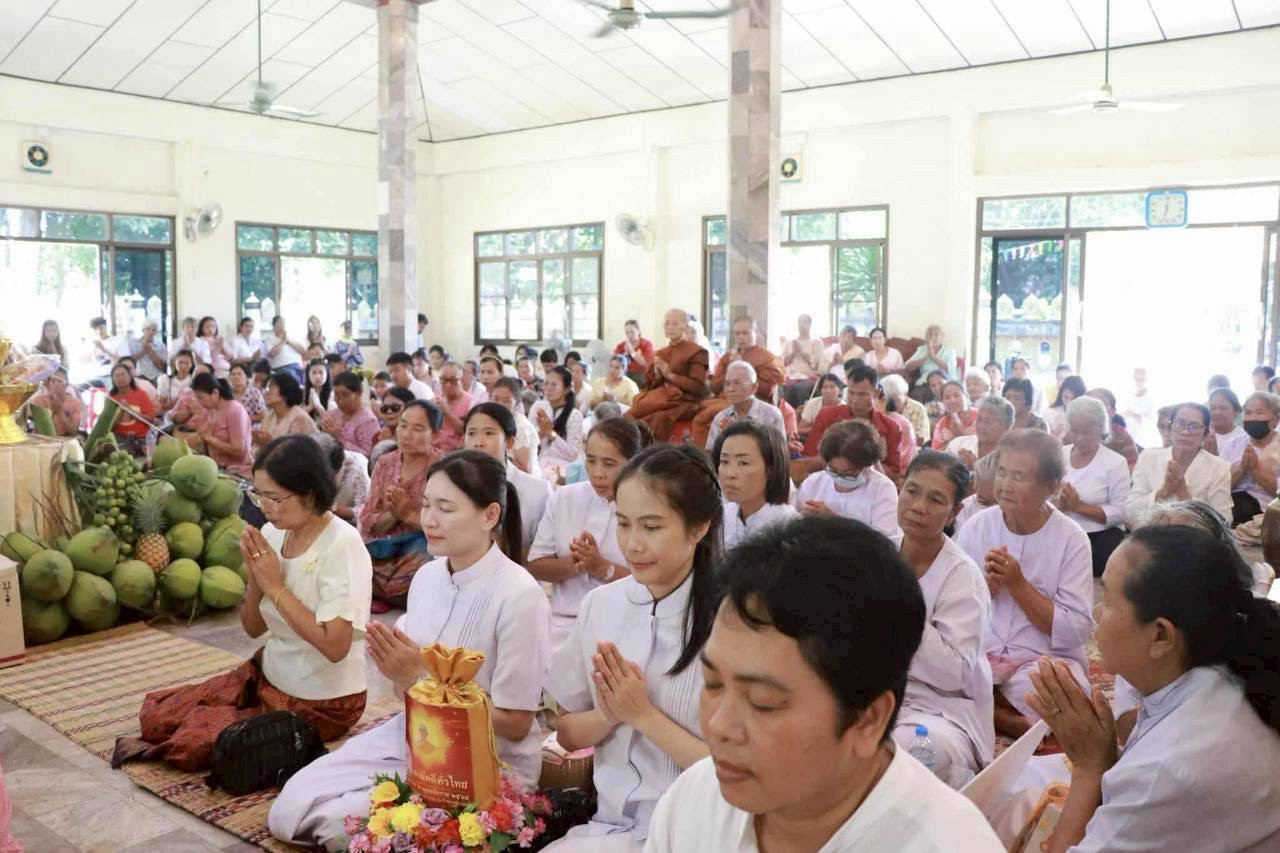 ภาพร่วมพิธีกรรมวัดป่าด่านพัฒนา