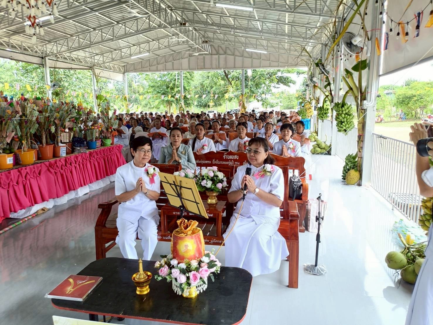 ภาพกล่าวคำถวายกฐินวัดทรัพย์อุดมธรรม