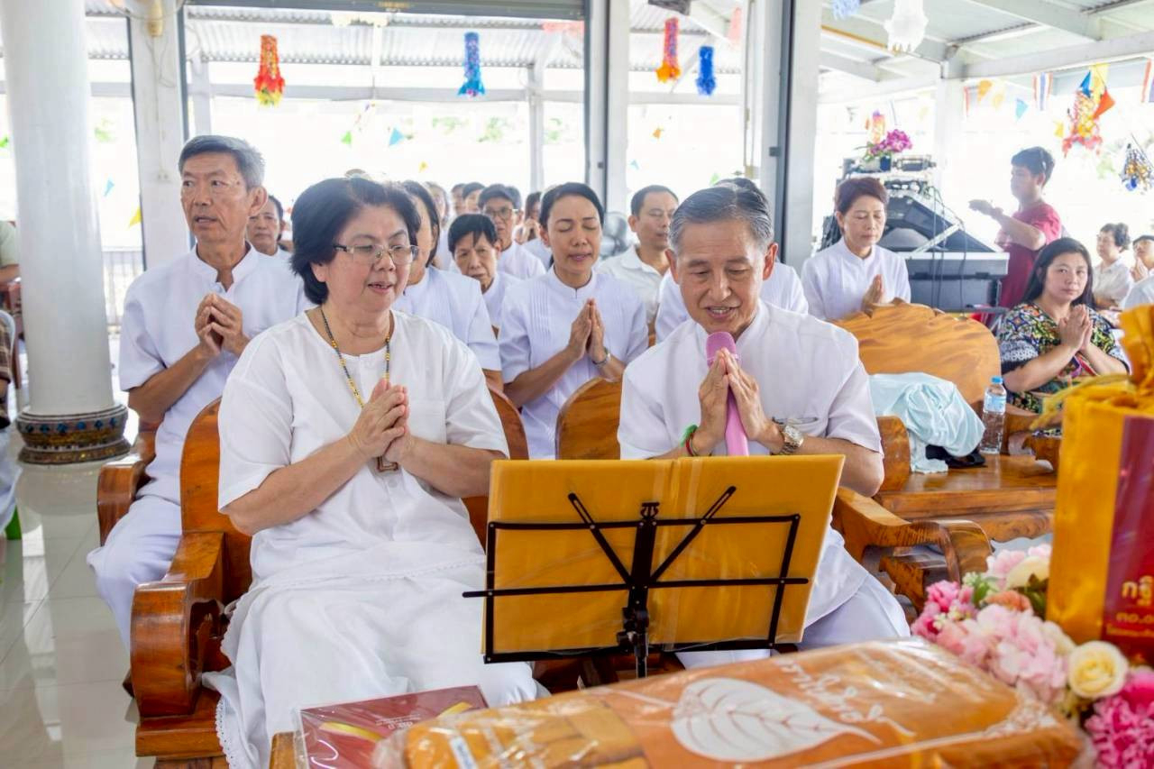 ภาพกล่าวคำถวายกฐินวัดสามโคก