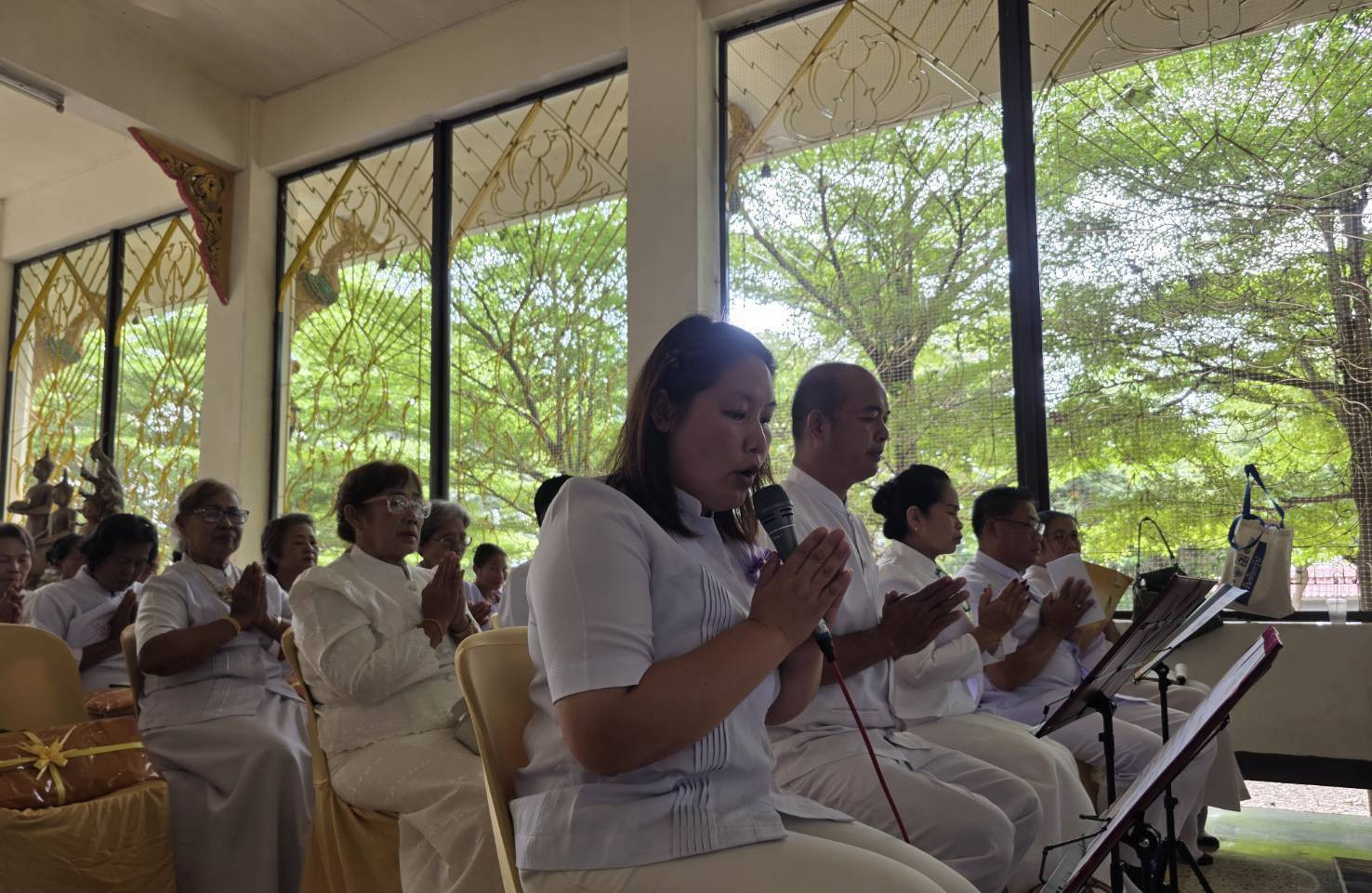 ภาพกล่าวคำถวายกฐินวัดวังพิกุล