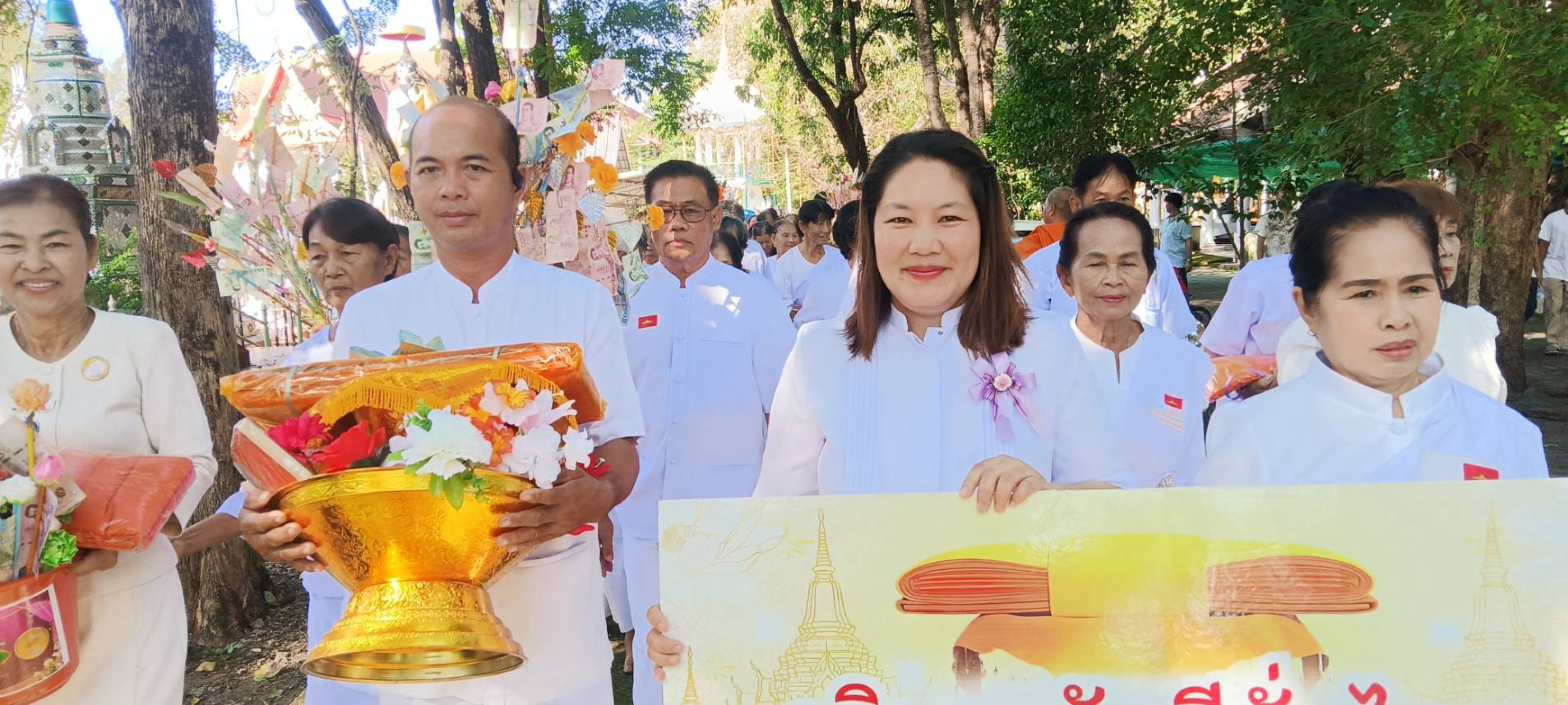 ภาพร่วมพิธีกรรมวัดวังพิกุล