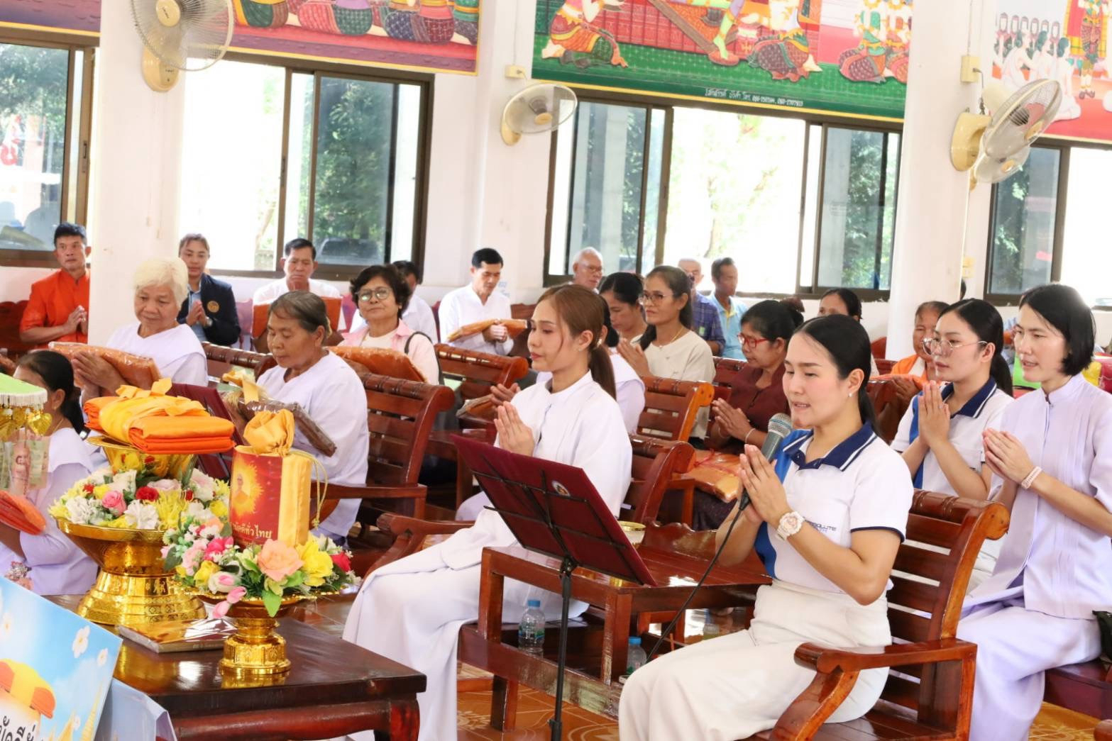 ภาพกล่าวคำถวายกฐินวัดหนองตะครอง