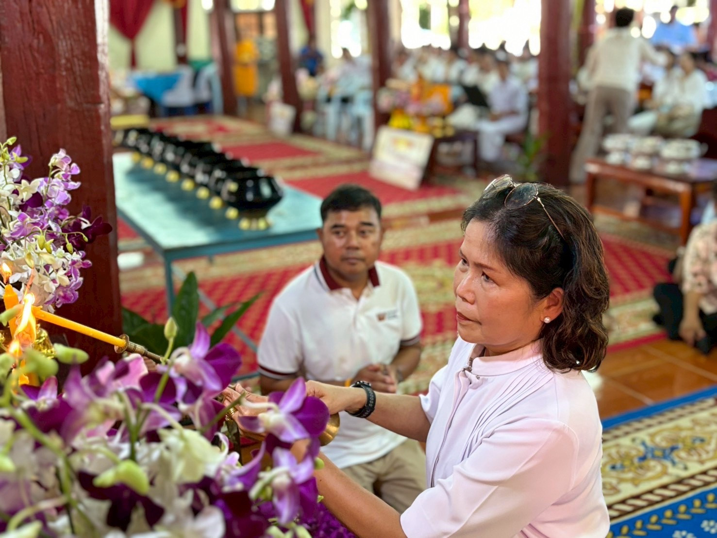 ภาพร่วมพิธีกรรมวัดลาดสะแก