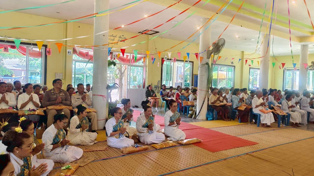 ภาพร่วมพิธีกรรมวัดป่าสามัคคีธรรม