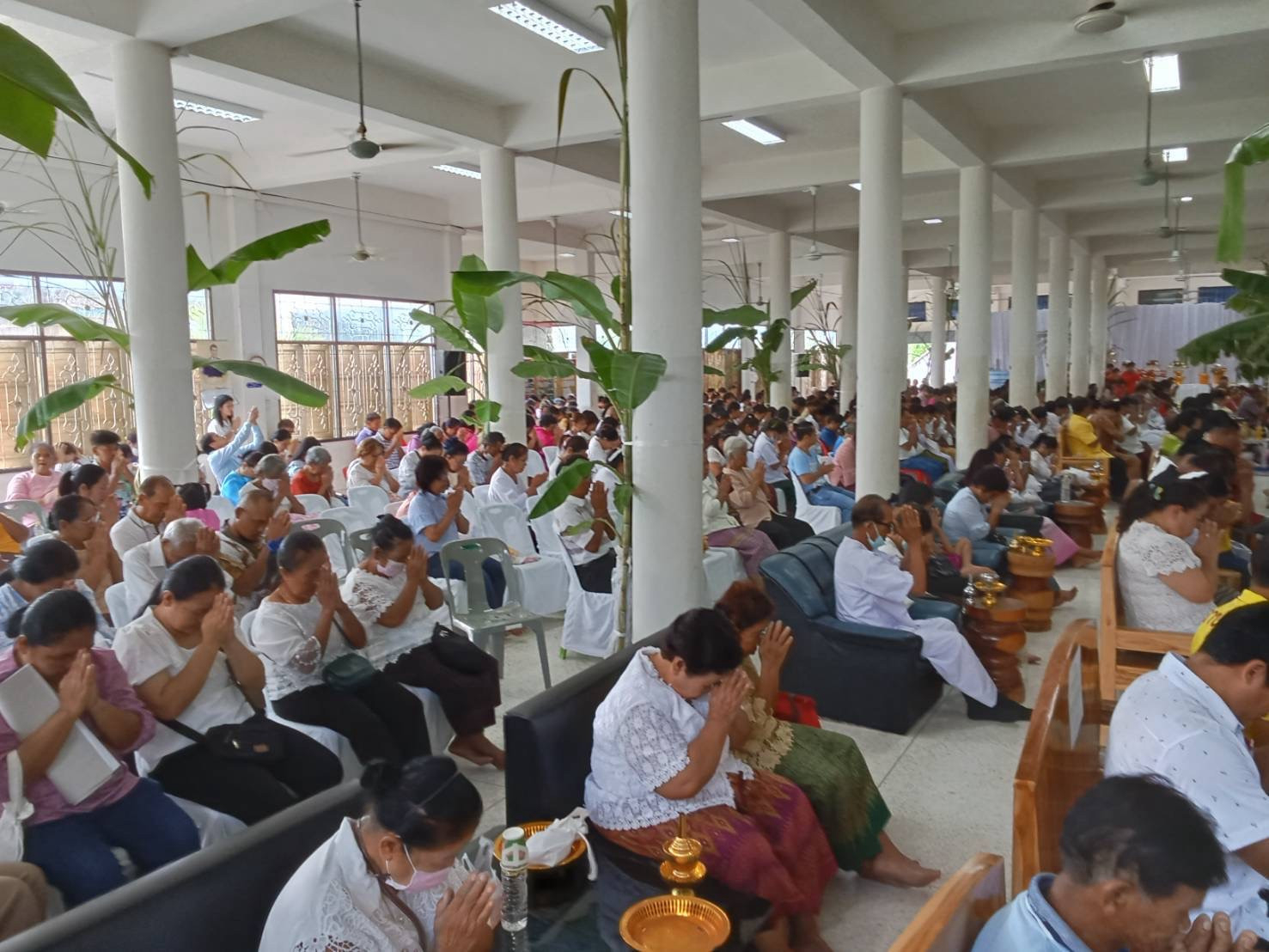 ภาพร่วมพิธีกรรมวัดหนองหว้า