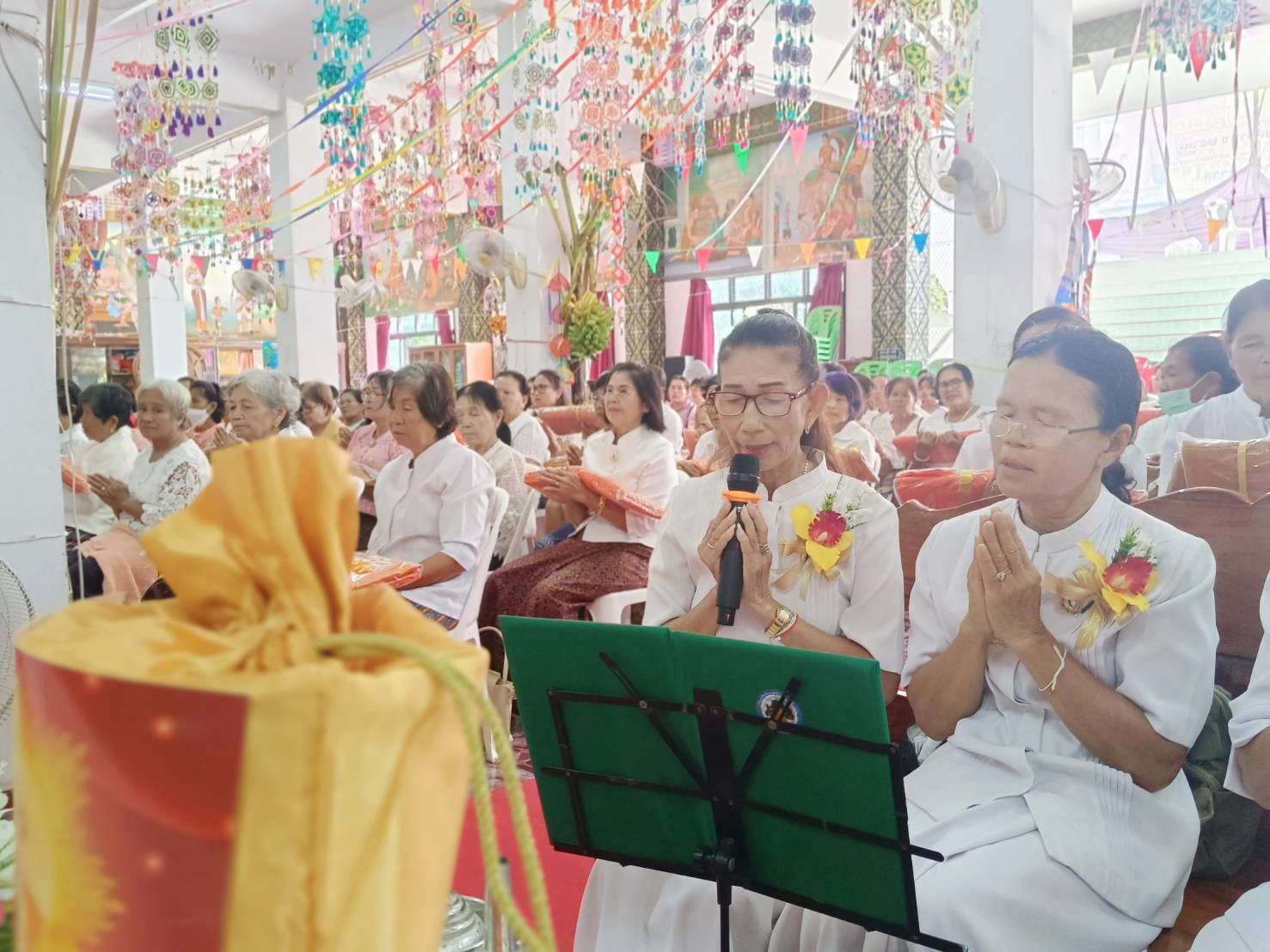 ภาพกล่าวคำถวายกฐินวัดอุภัยภาคิกาวาส