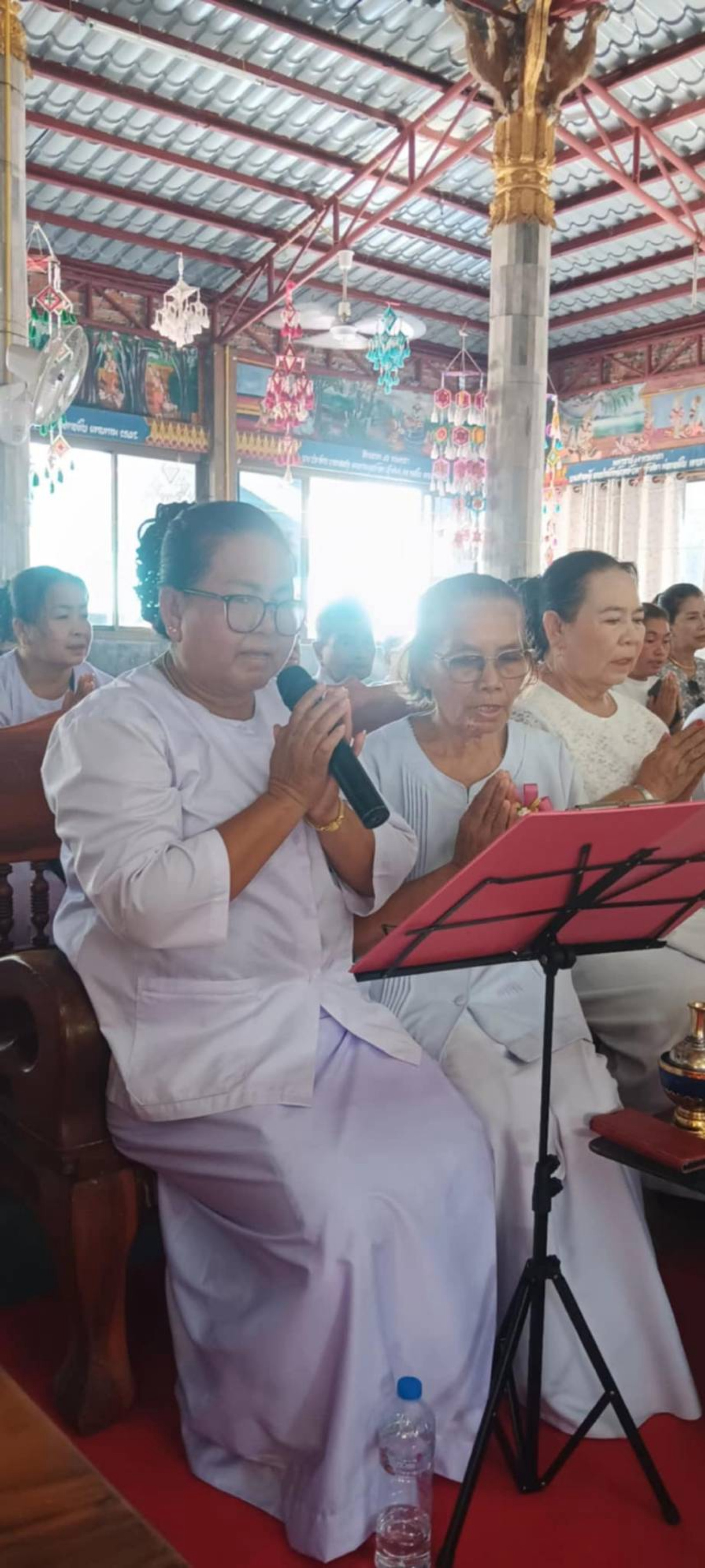 ภาพกล่าวคำถวายกฐินวัดหนองผือ