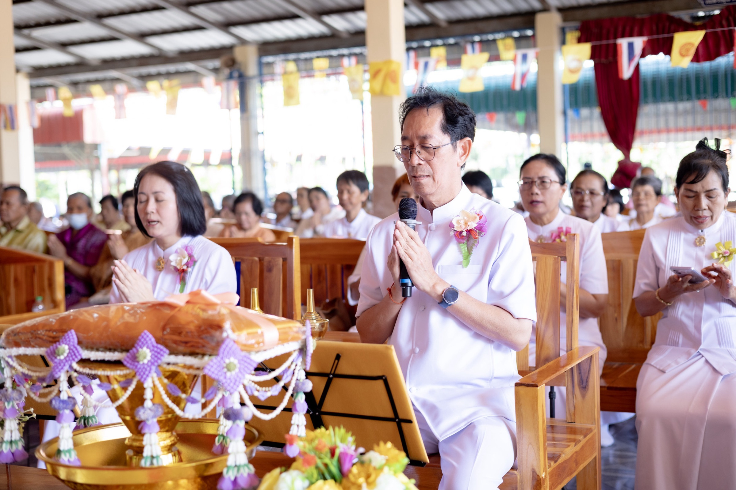 ภาพกล่าวคำถวายกฐินวัดบ้านโกรก