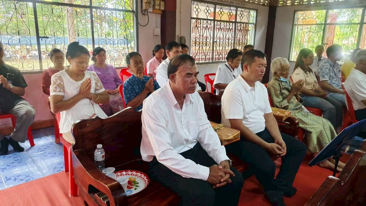 ภาพร่วมพิธีกรรมวัดศรีจันทราราม