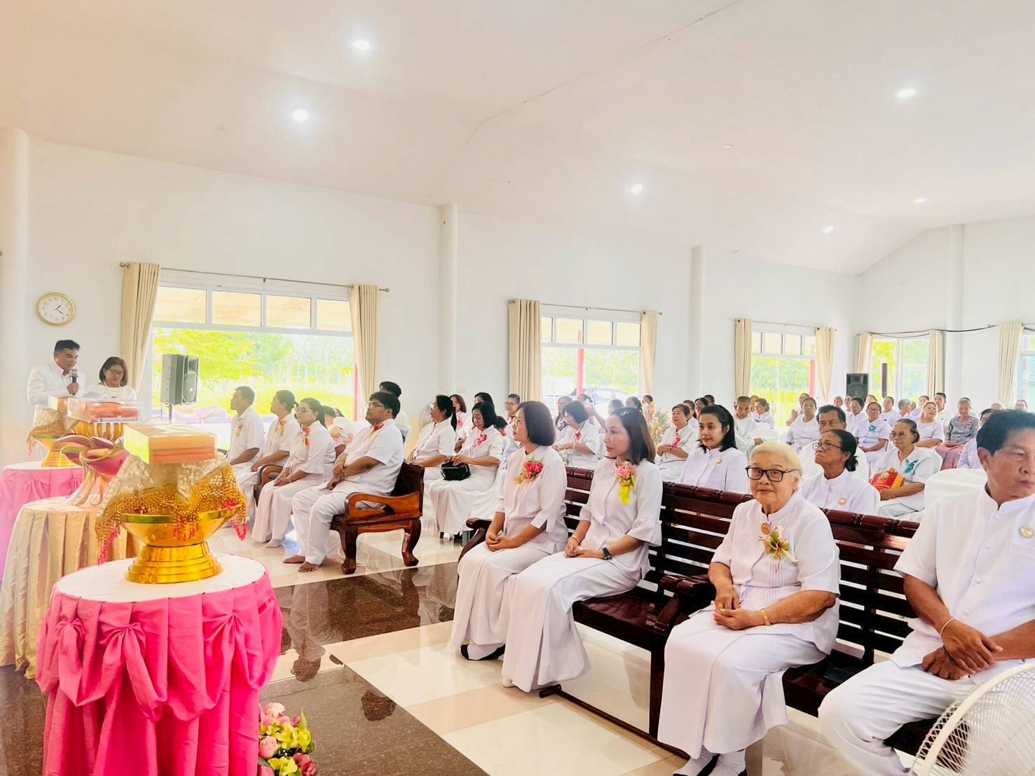 ภาพร่วมพิธีกรรมธุดงคสถานแก้วโนนแดง